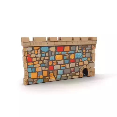 Colorful Stone Wall model pack