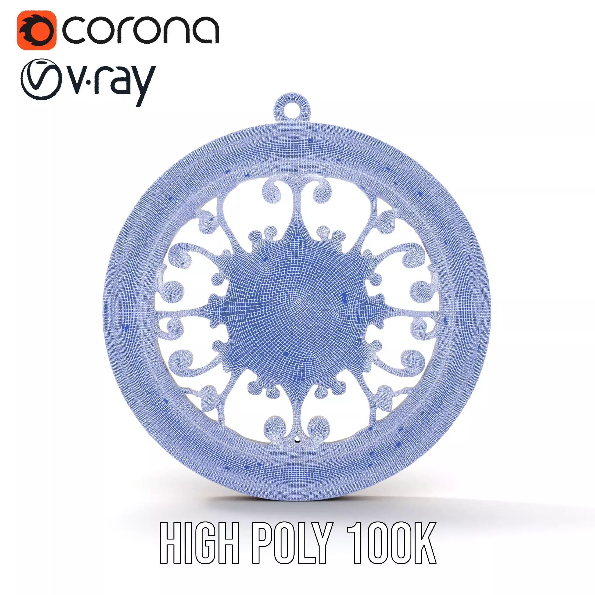 Elegant Opal Pendant model pack Texture_31