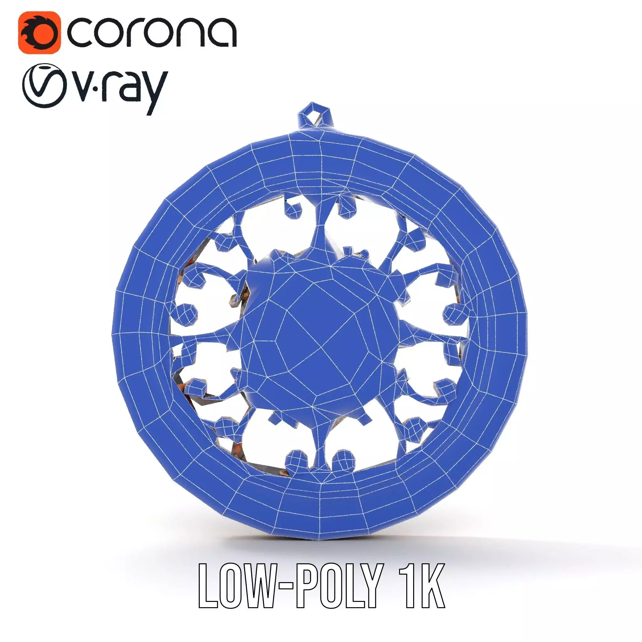 Elegant Opal Pendant model pack Texture_19