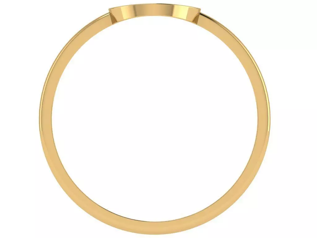 U shape weeding matching band 3D print model_1