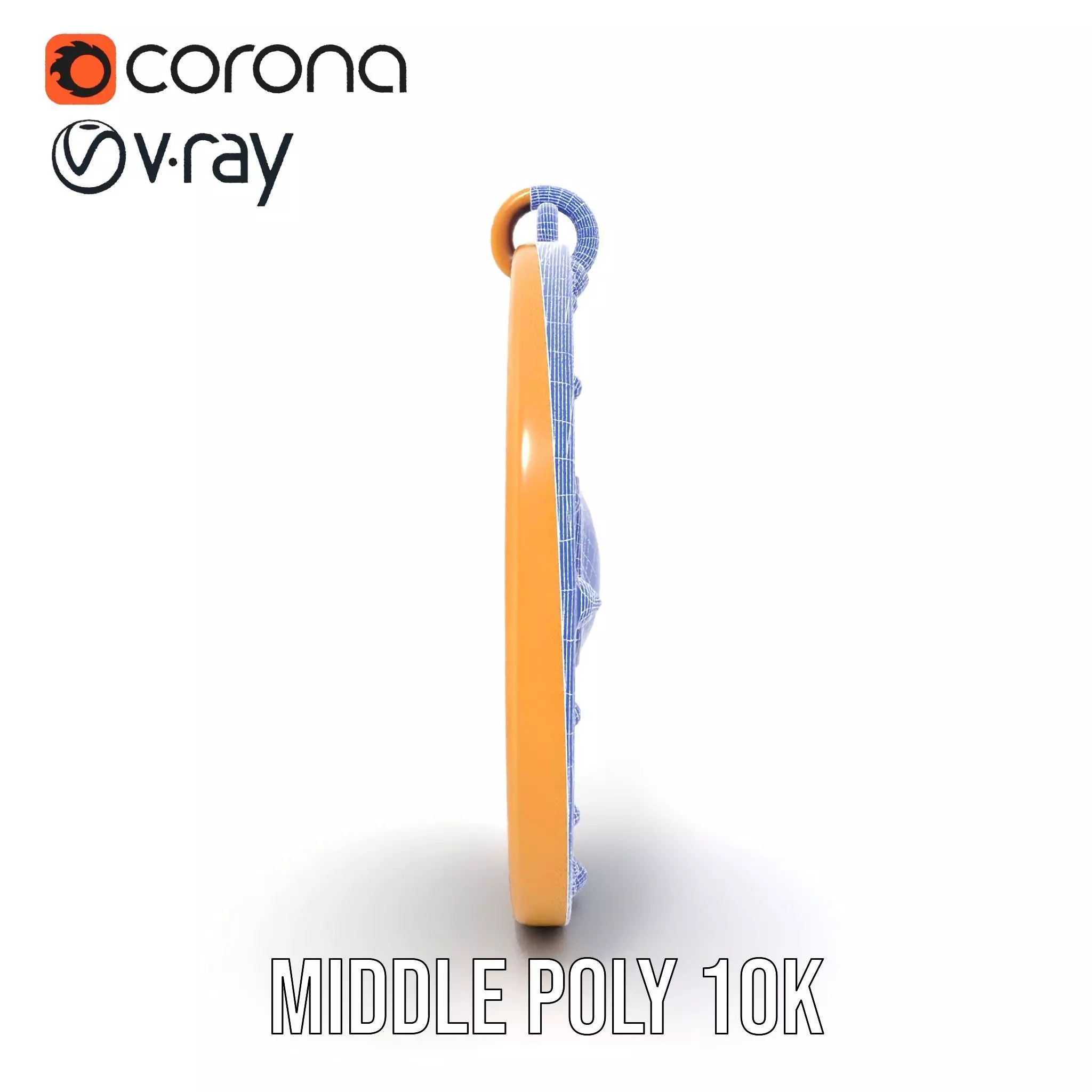 Medieval Ornate Amulet model pack Low-poly 3D model_29