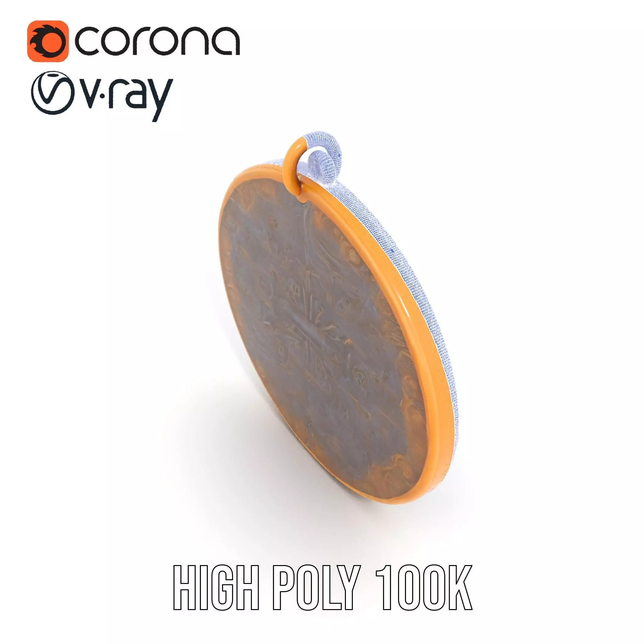 Medieval Ornate Amulet model pack Low-poly 3D model_21