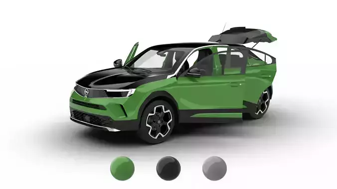 Opel Mokka-e 2021 HQ 3d model