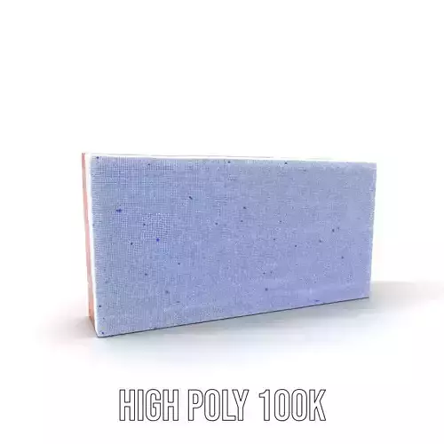 Red Brick Wall model pack Low-poly 3D model 4