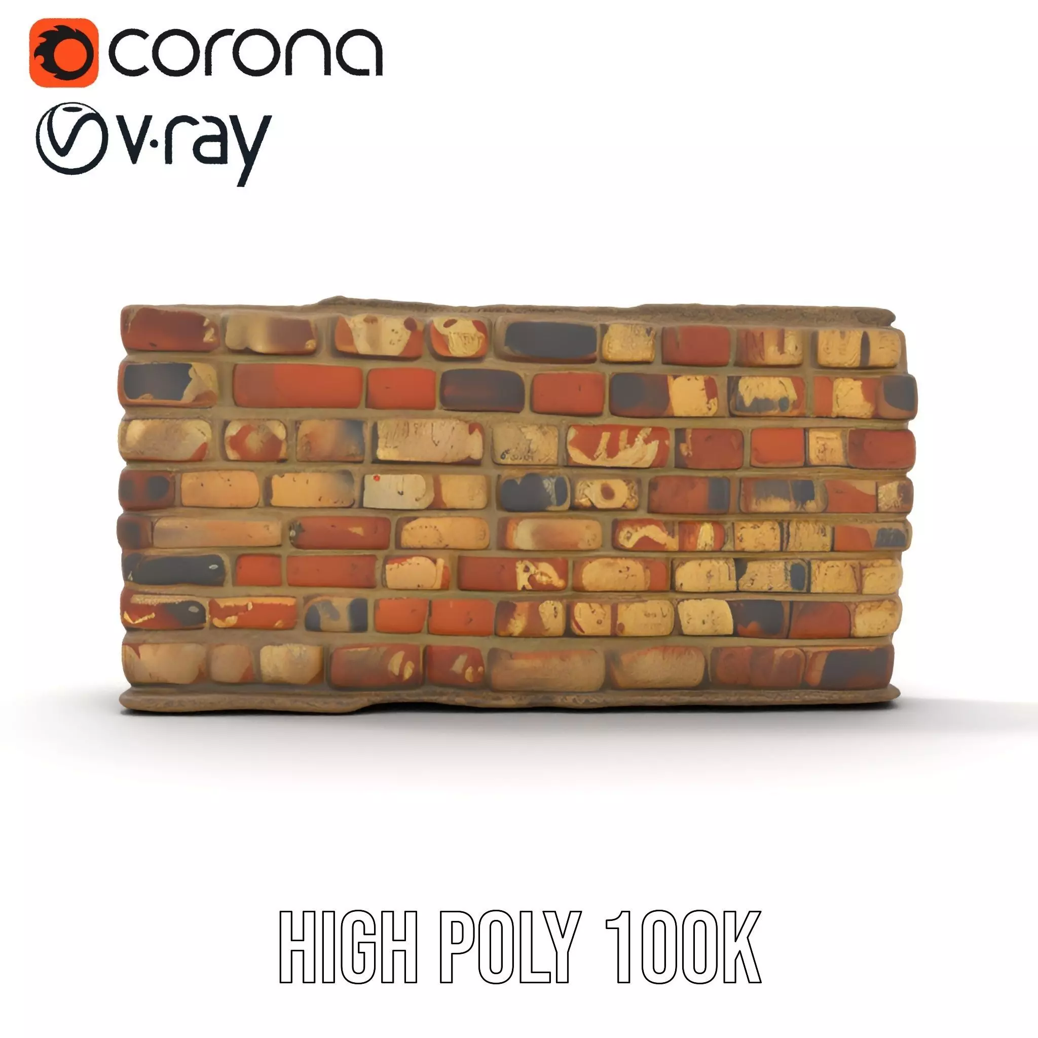 Rustic Brick Wall model pack Texture_26