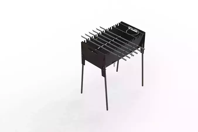 WG 8010 - Folding BBQ Grill