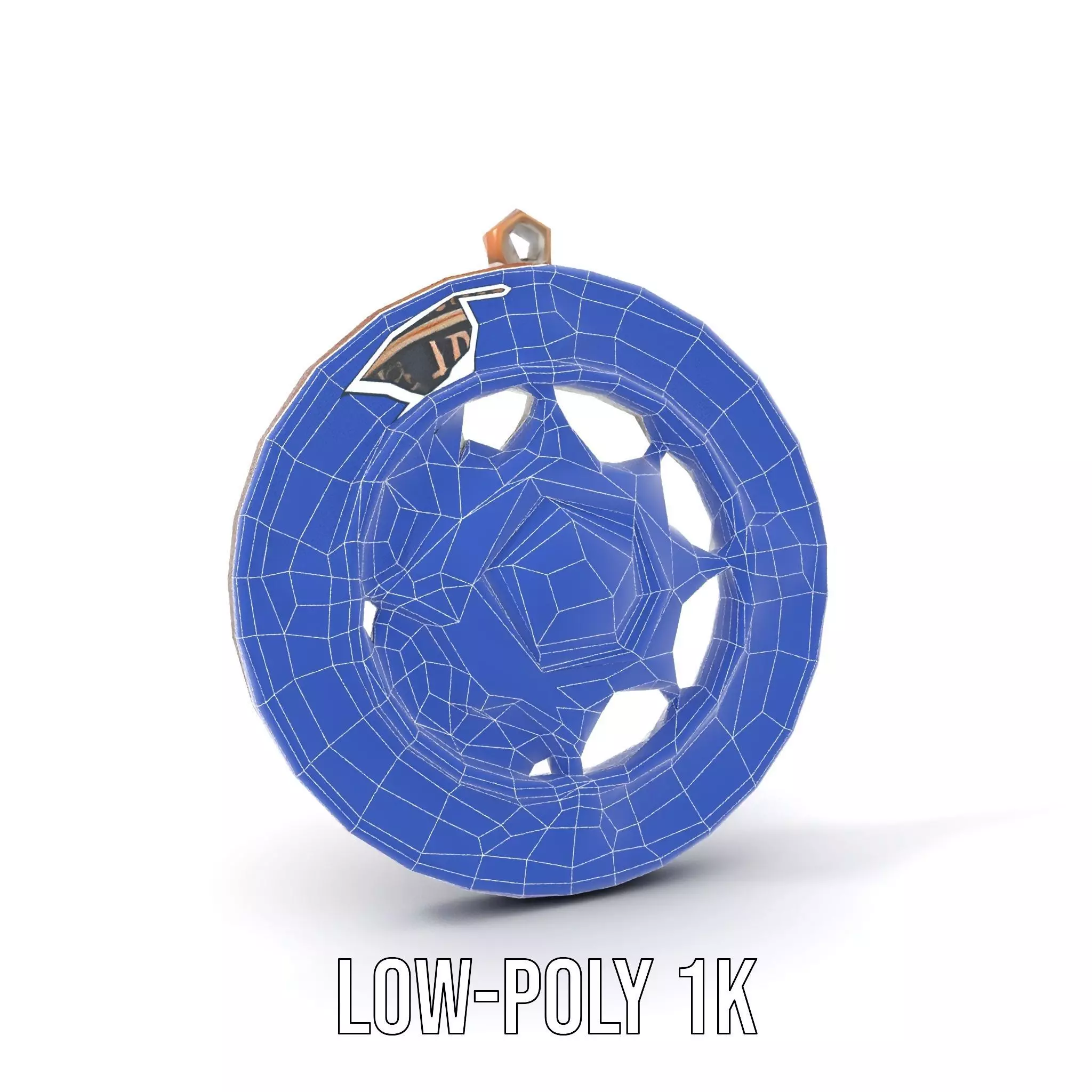 Antique Compass Amulet model pack Low-poly 3D model_21