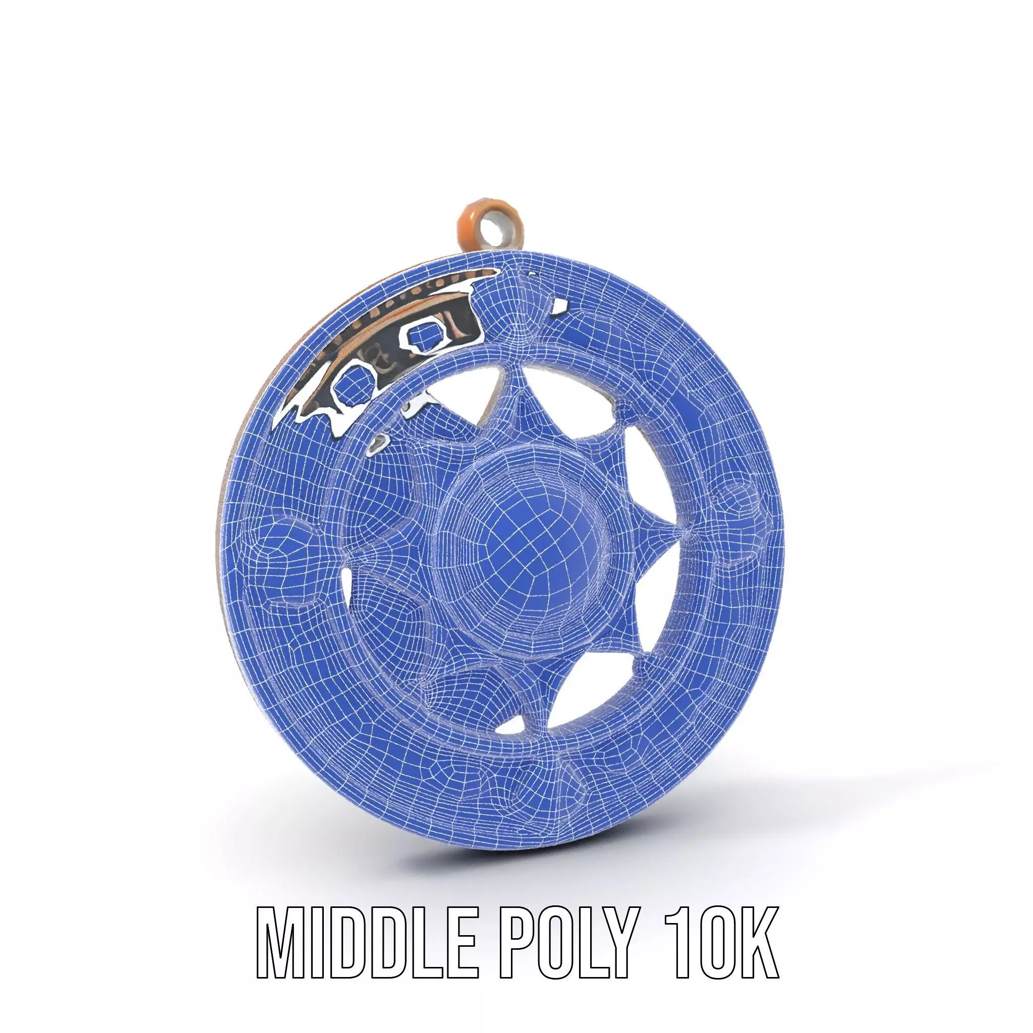 Antique Compass Amulet model pack Low-poly 3D model_12