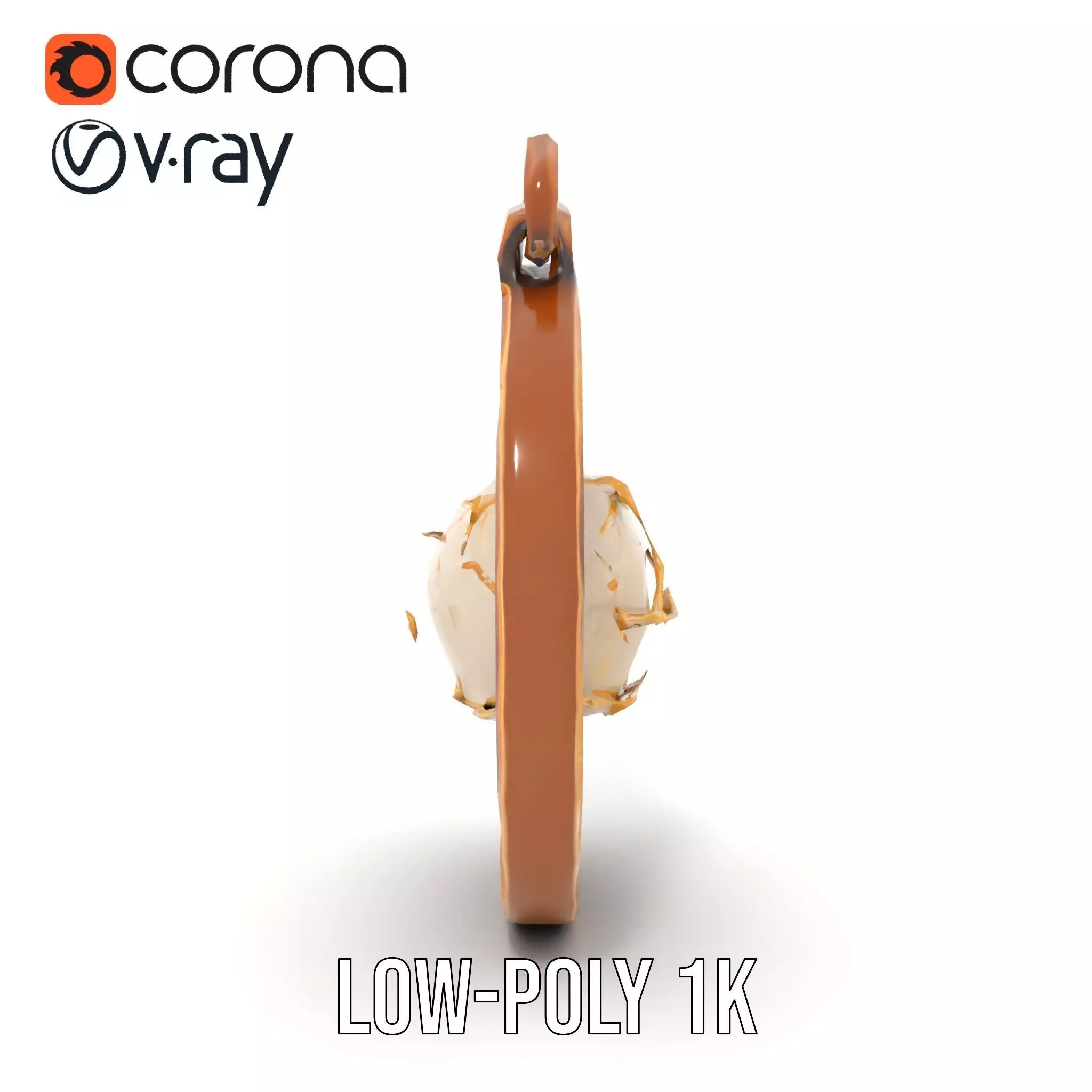 Mystic Brass Pendant model pack Low-poly 3D model_17