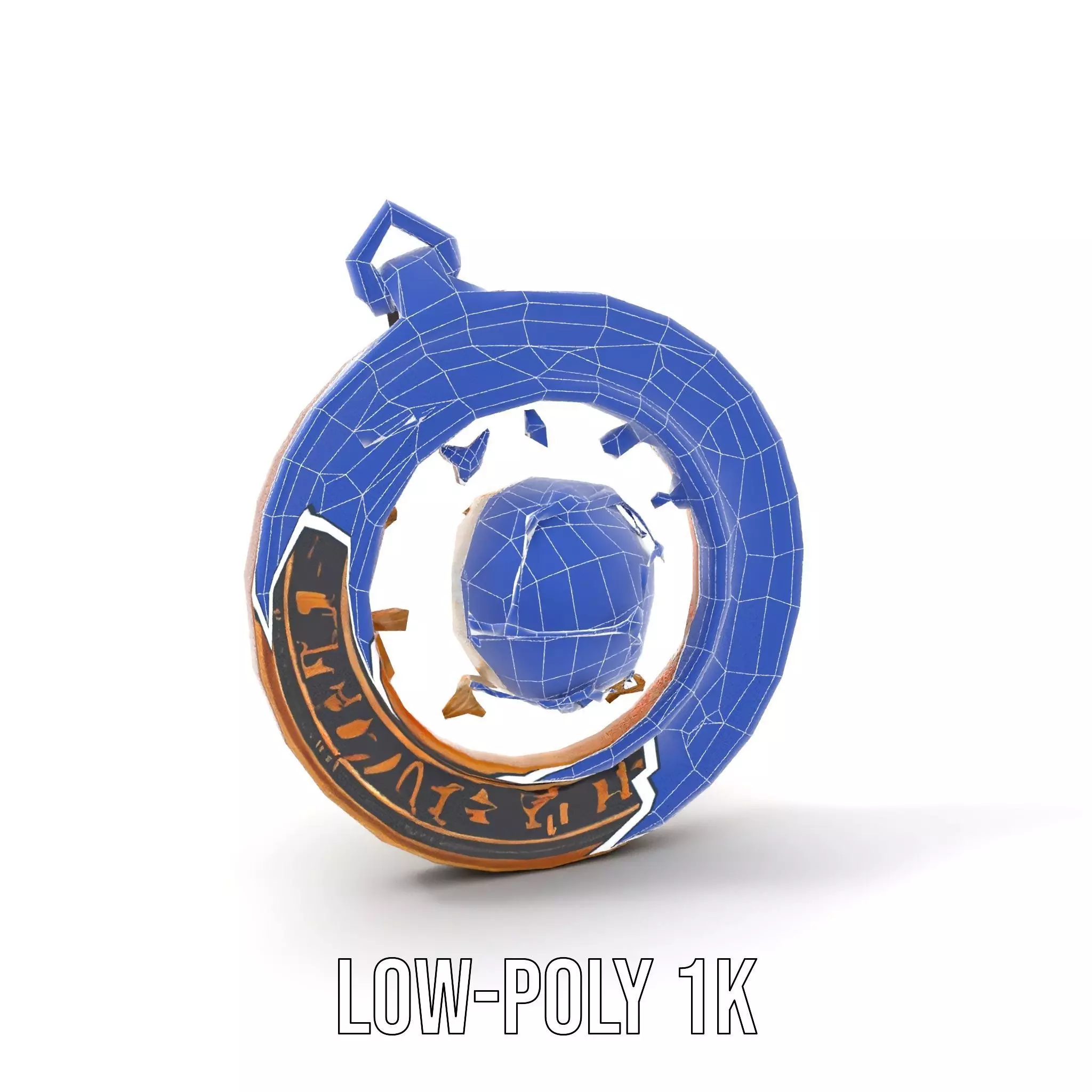 Mystic Brass Pendant model pack Low-poly 3D model_31