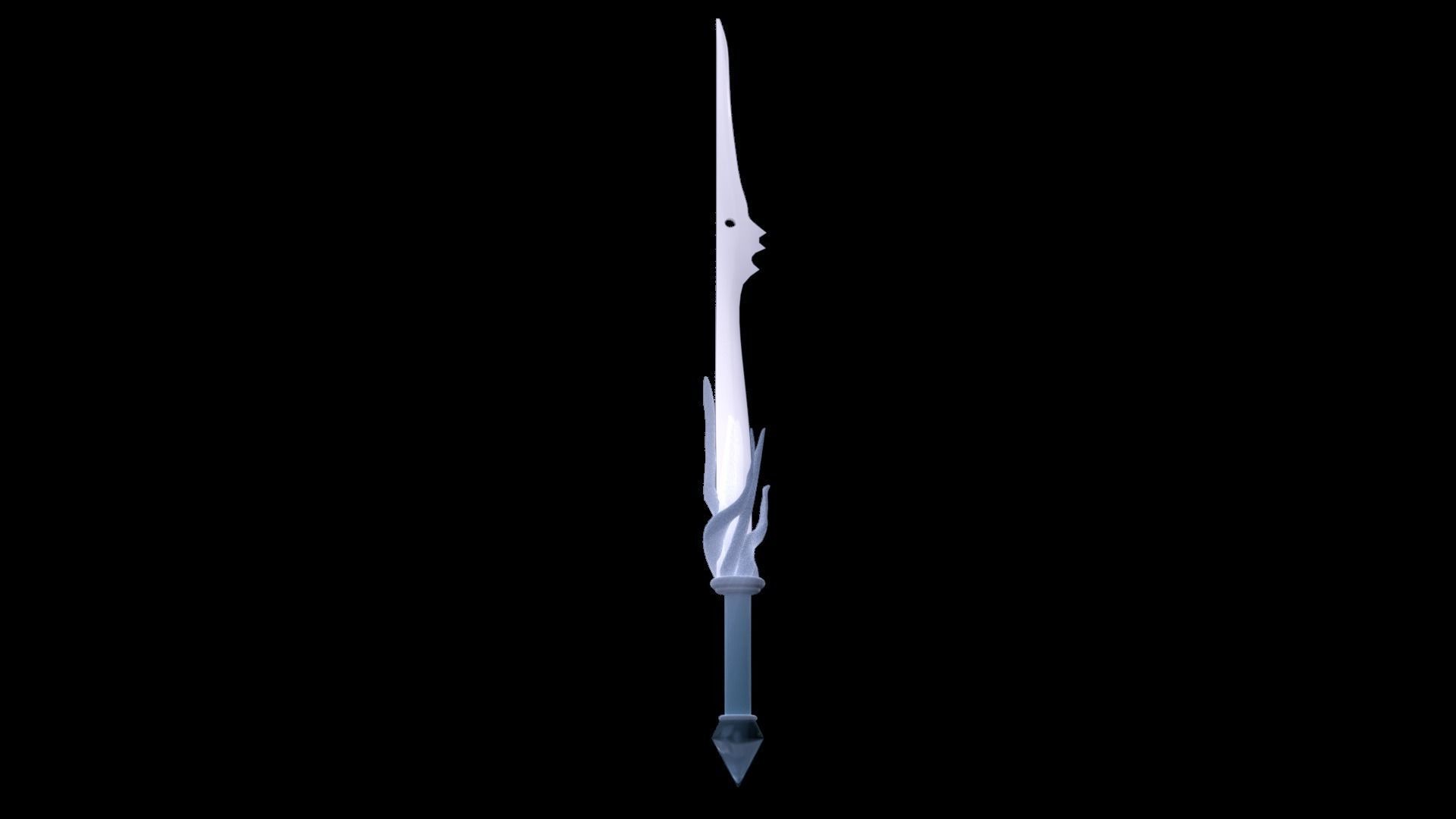 Magic Sword - SCENE Low-poly 3D model_2