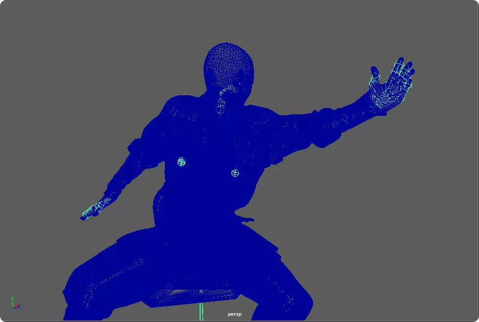 Asian Realistic Shaolin Monk Character Model Jason Wu Inspired 3D model_25