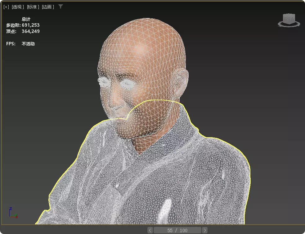 Asian Realistic Shaolin Monk Character Model Jason Wu Inspired 3D model_27