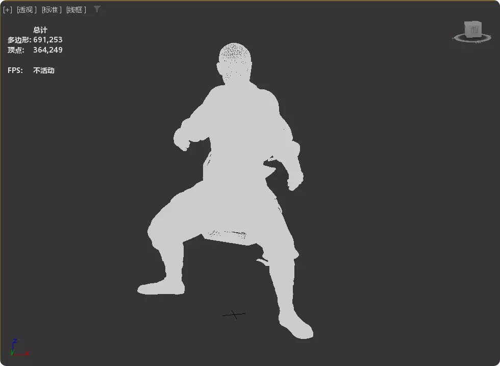 Asian Realistic Shaolin Monk Character Model Jason Wu Inspired 3D model_24