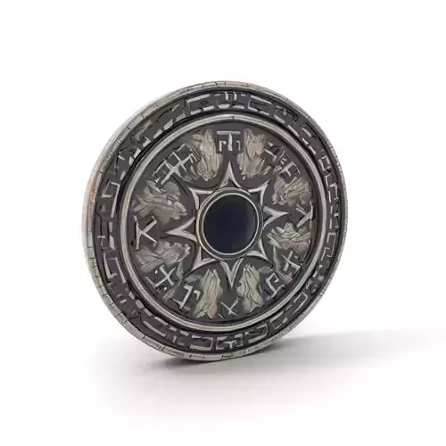 Ornate Silver Medallion model pack