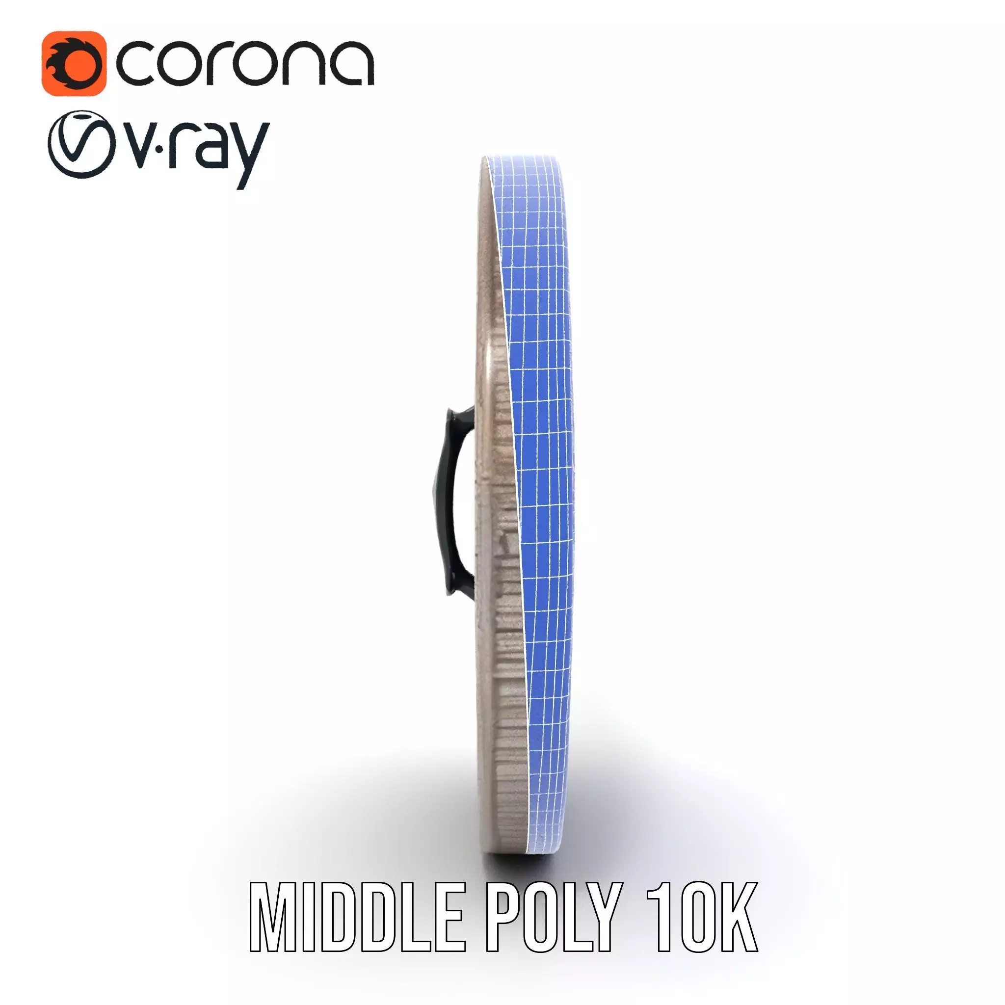 Ornate Silver Medallion model pack Low-poly 3D model_18