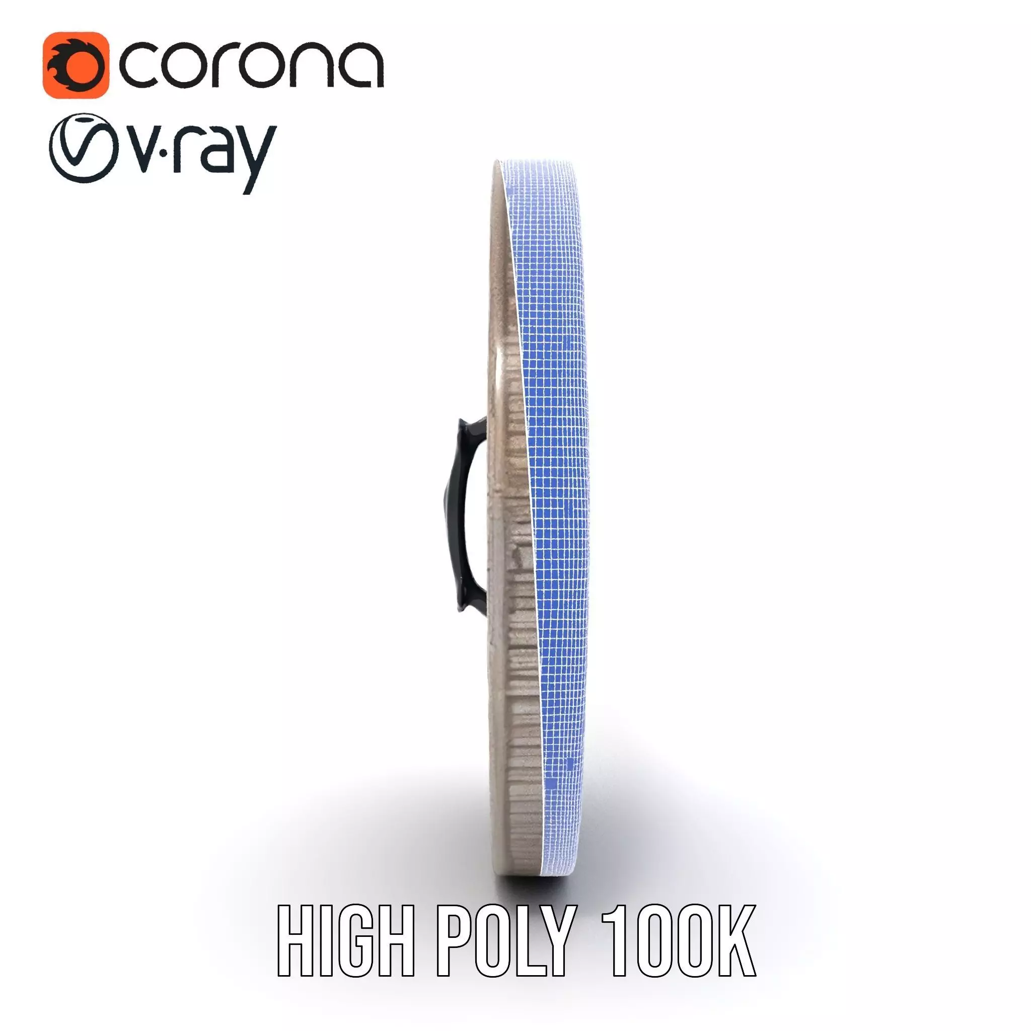 Ornate Silver Medallion model pack Low-poly 3D model_34