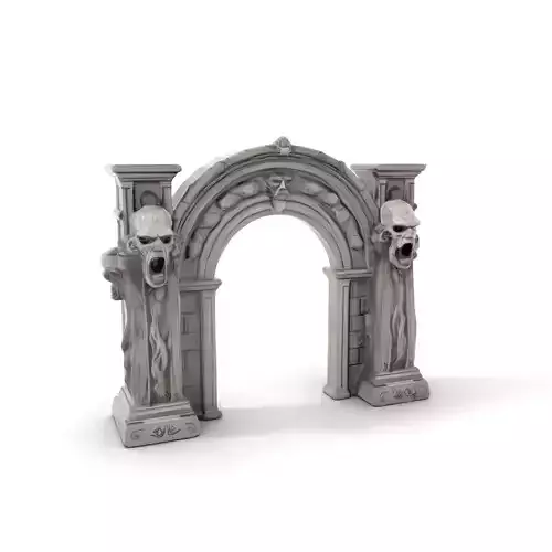Gothic Archway Horror model pack