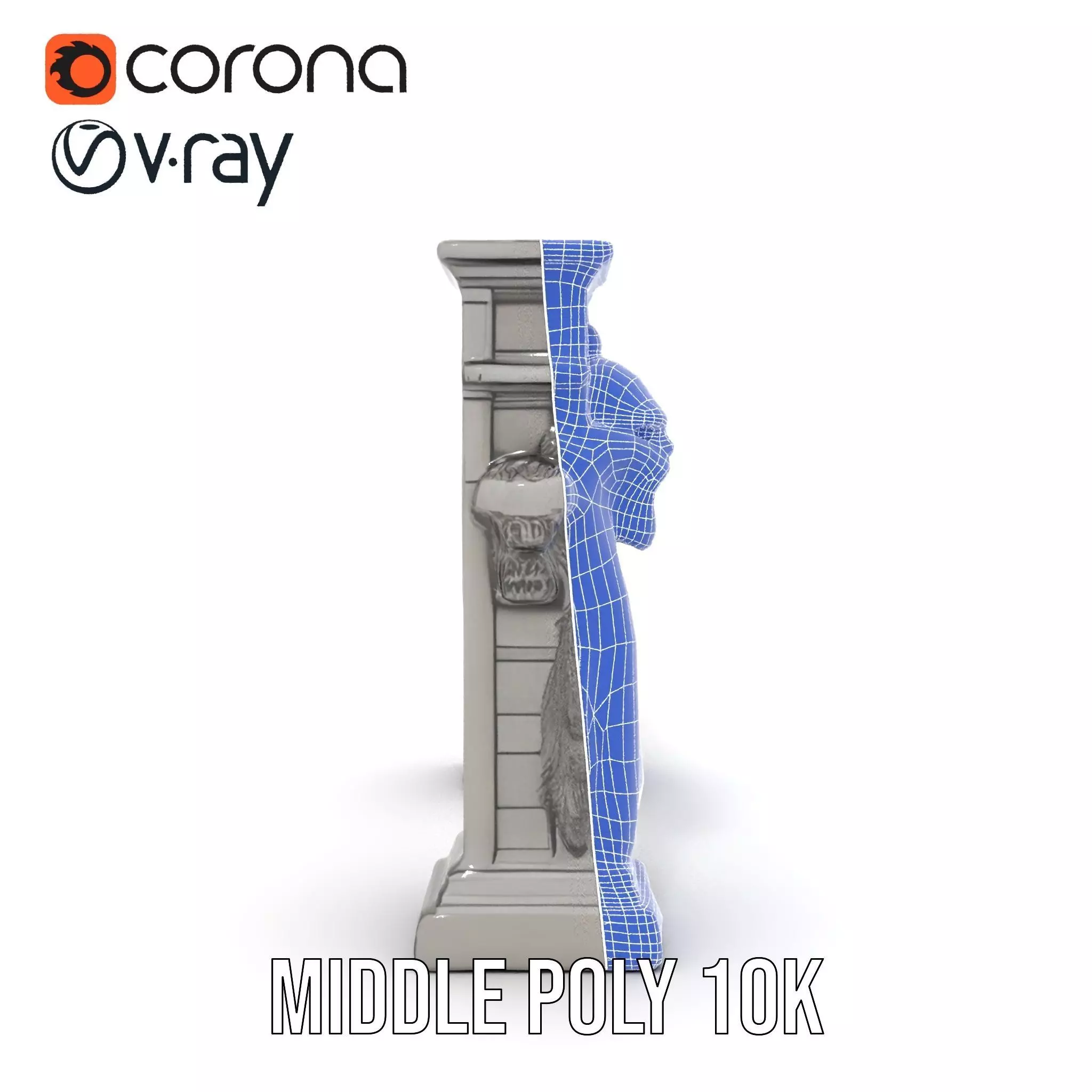 Gothic Archway Horror model pack Low-poly 3D model_27
