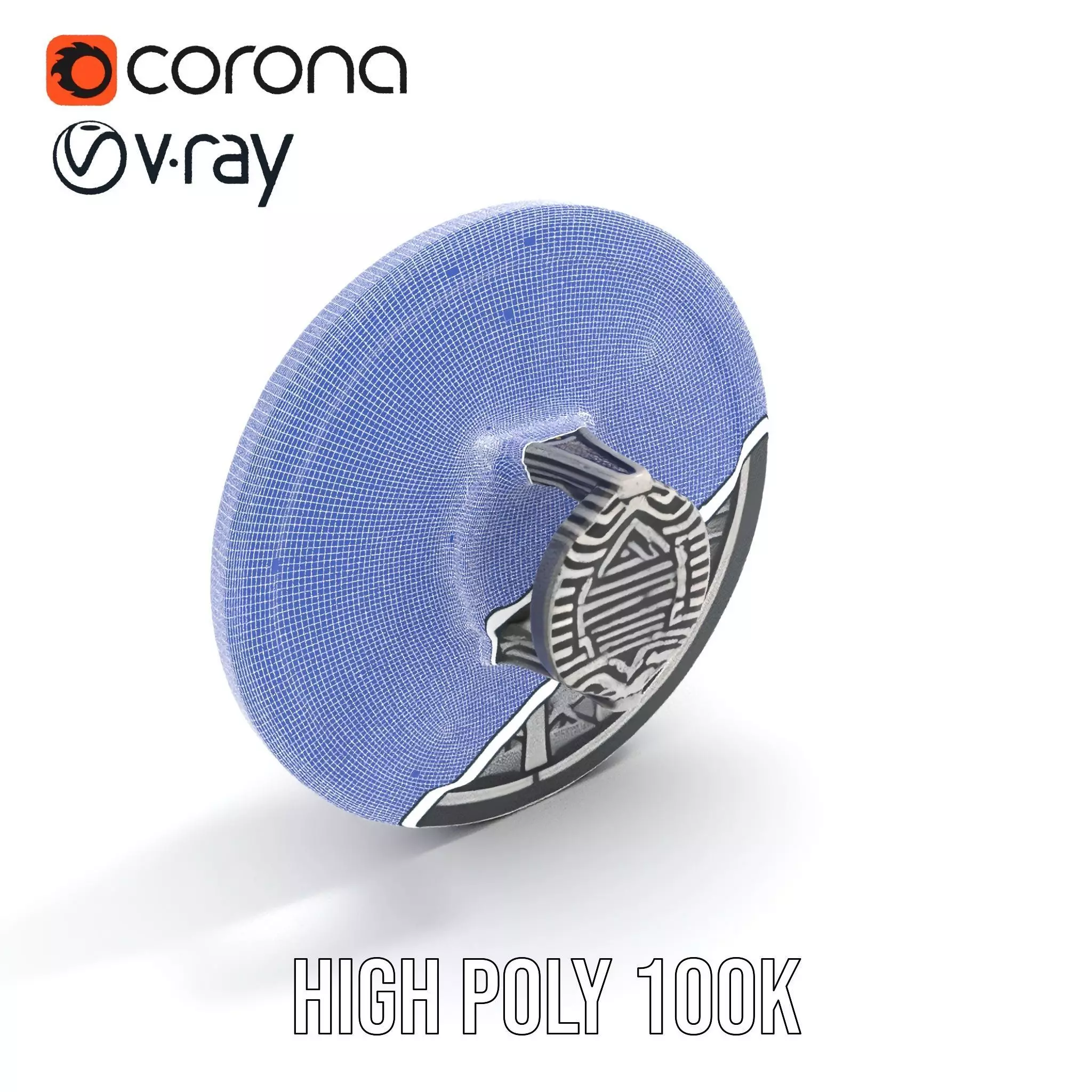 Intricate Medieval Shield model pack Low-poly 3D model_17