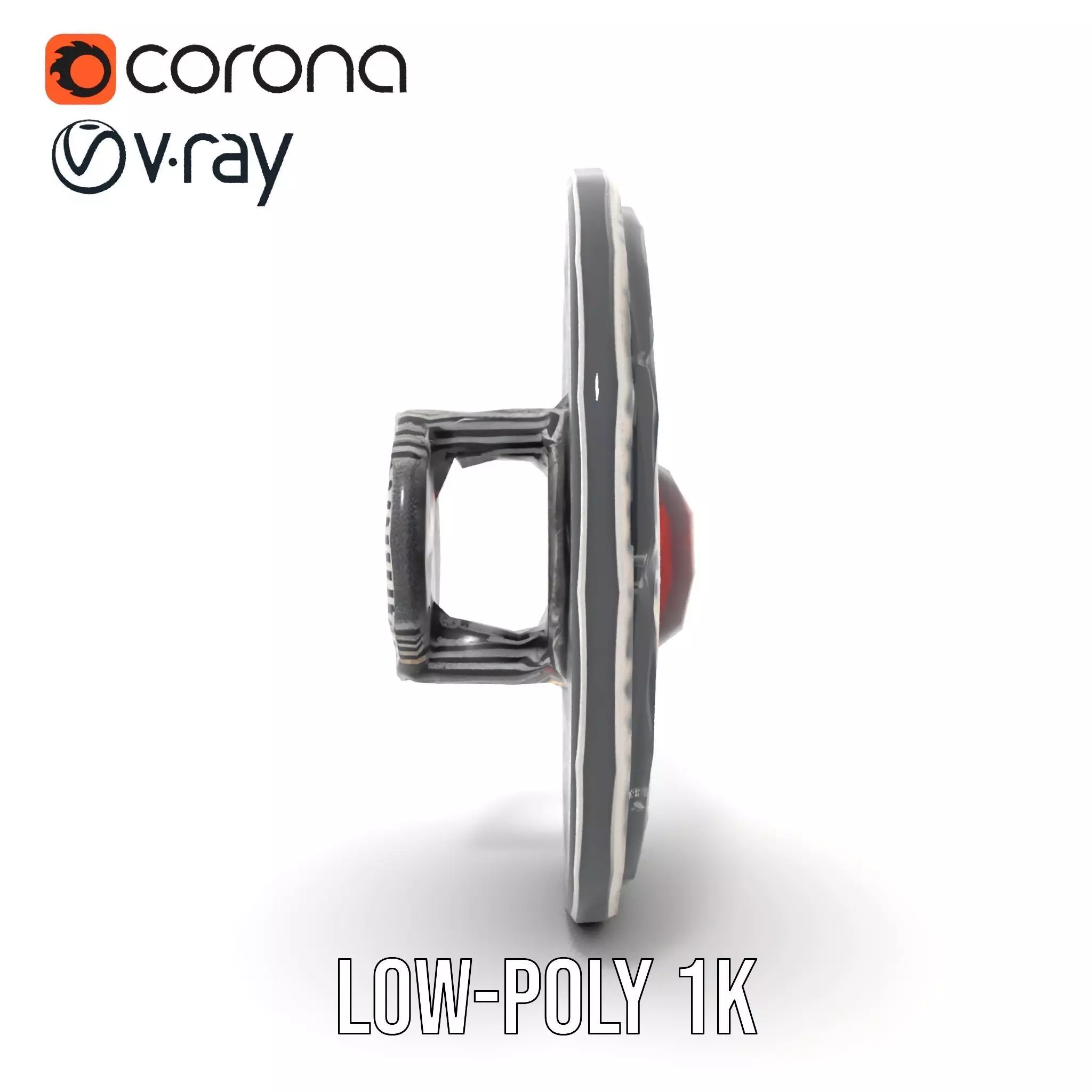 Intricate Medieval Shield model pack Low-poly 3D model_10