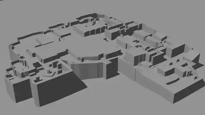 Inferno for 3d print Low Poly