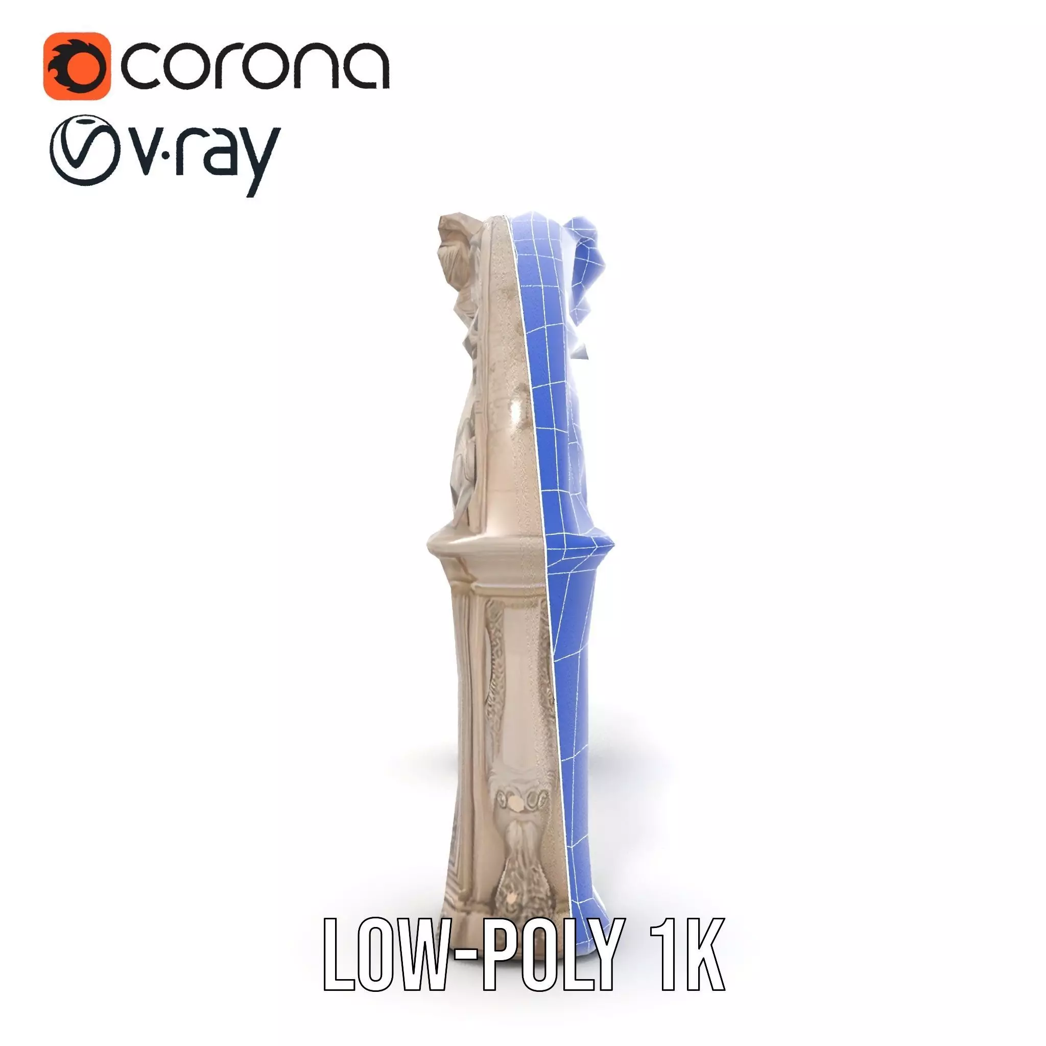 Ornate Classical Arch model pack Low-poly 3D model_25