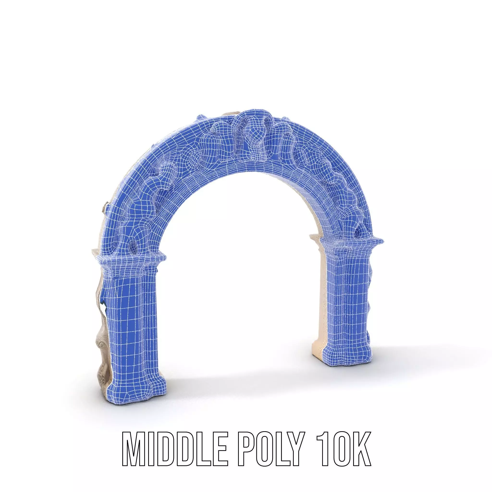 Ornate Classical Arch model pack Low-poly 3D model_19