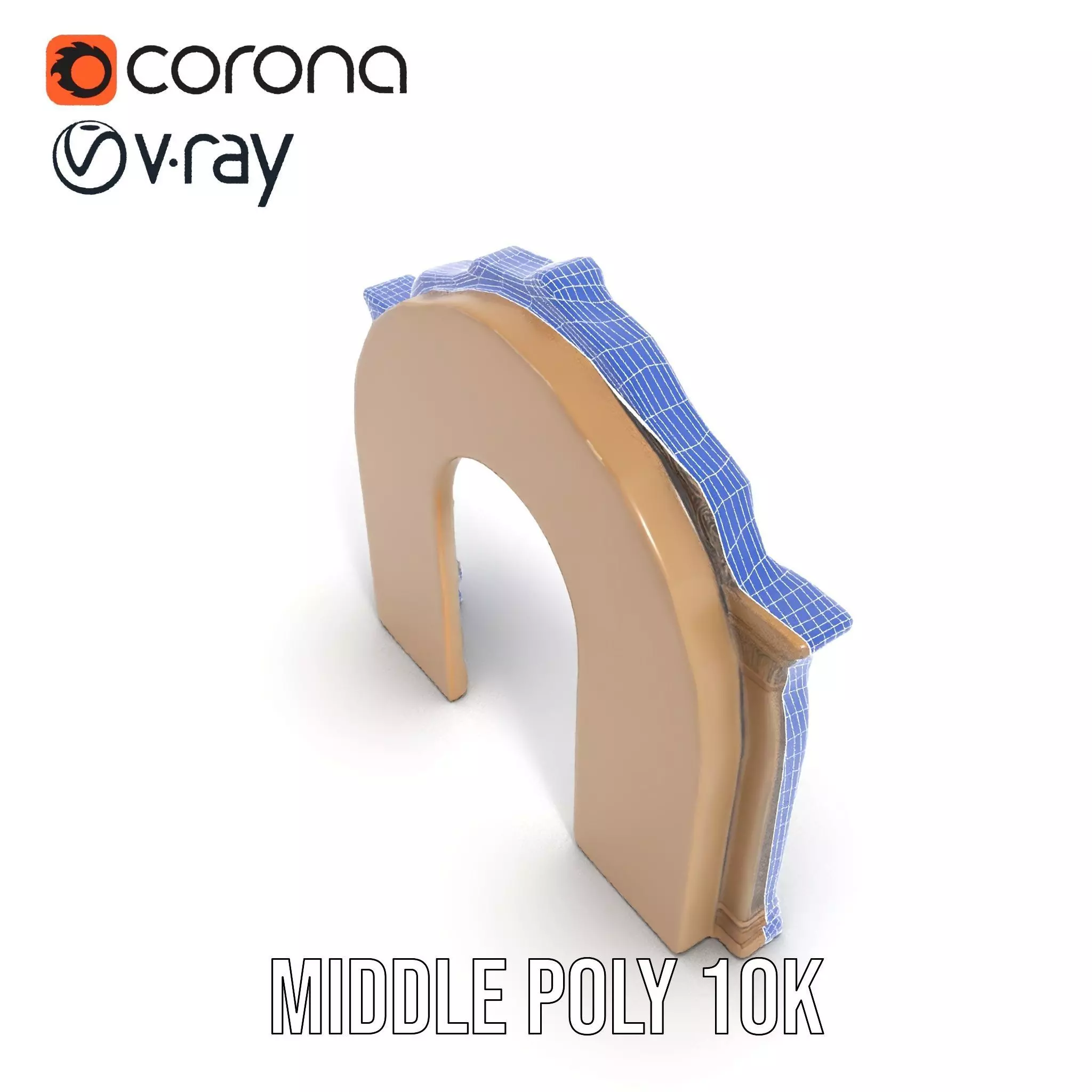 Gothic Skull Archway model pack Low-poly 3D model_18