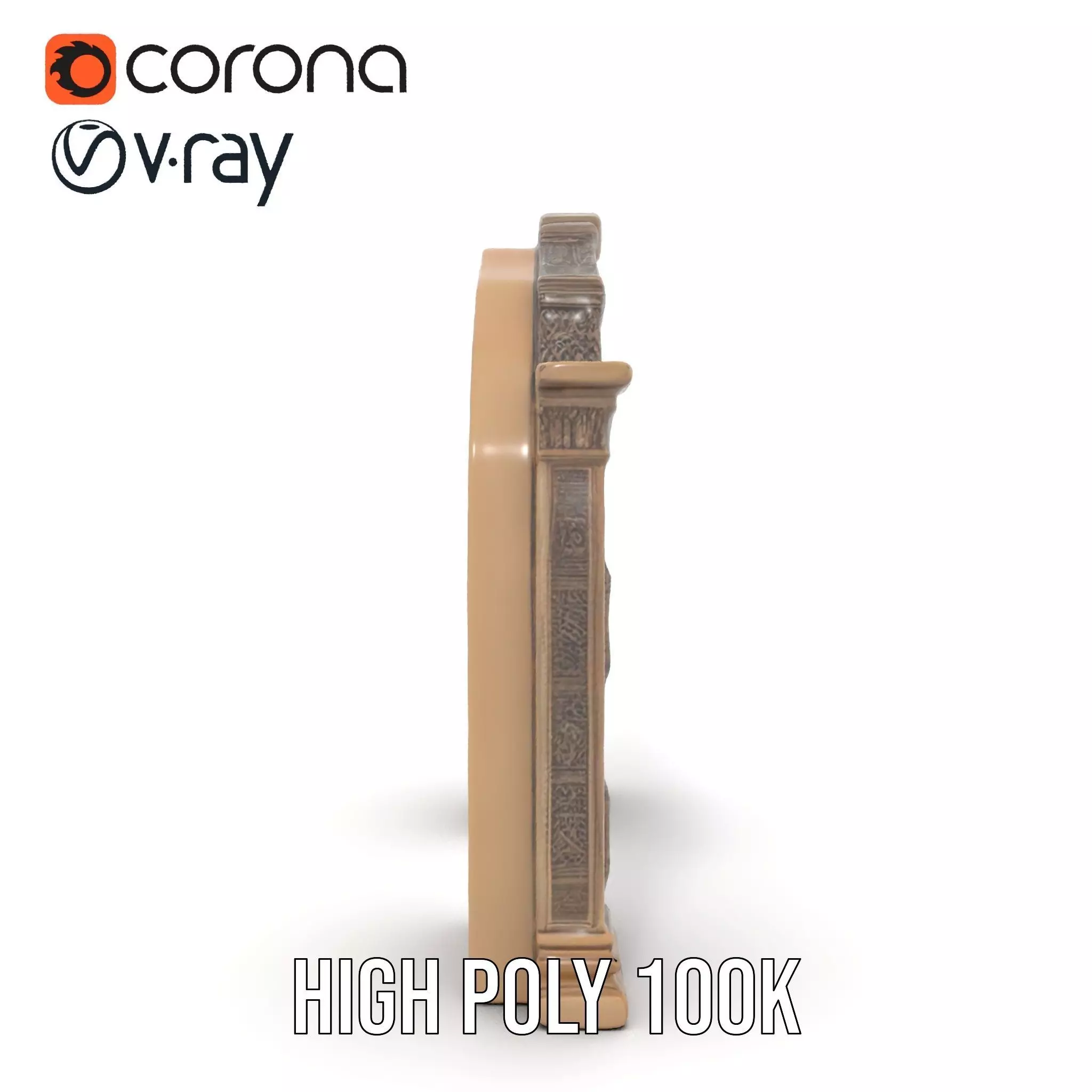 Gothic Skull Archway model pack Low-poly 3D model_32