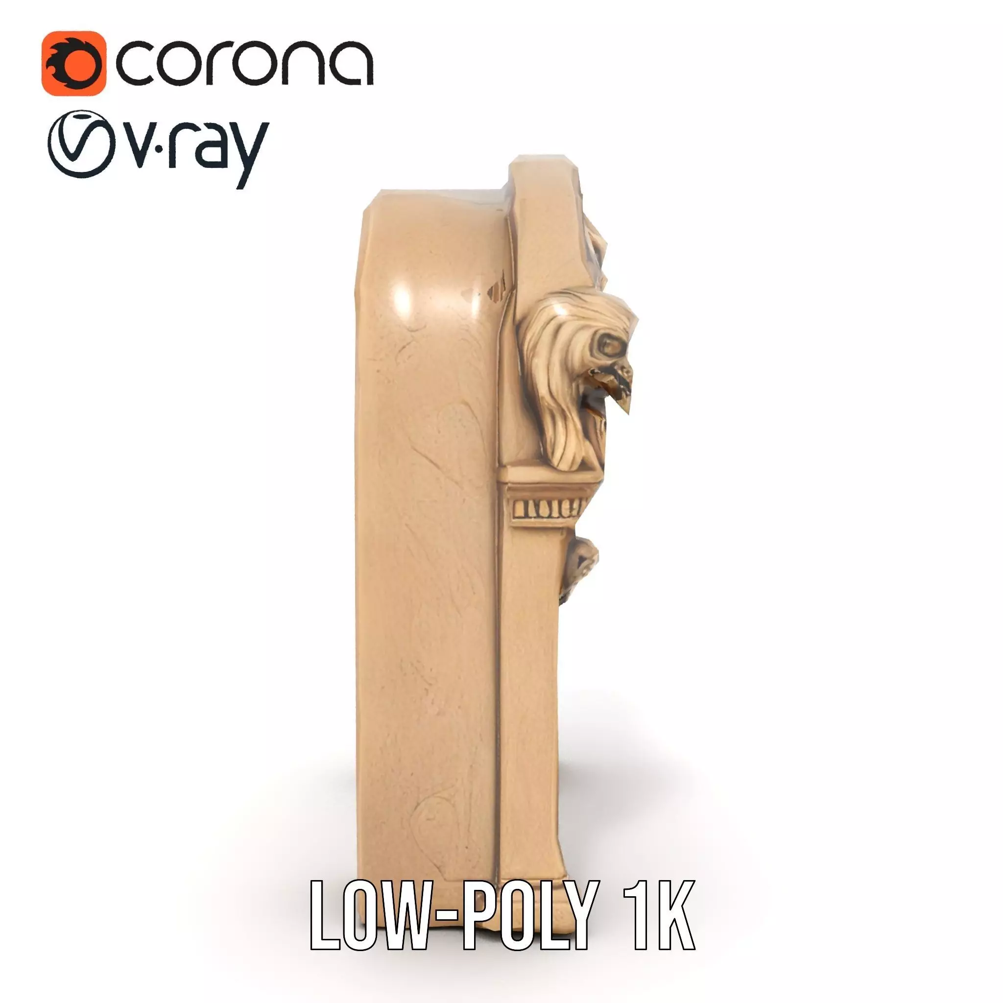 Gothic Stone Archway model pack Low-poly 3D model_19