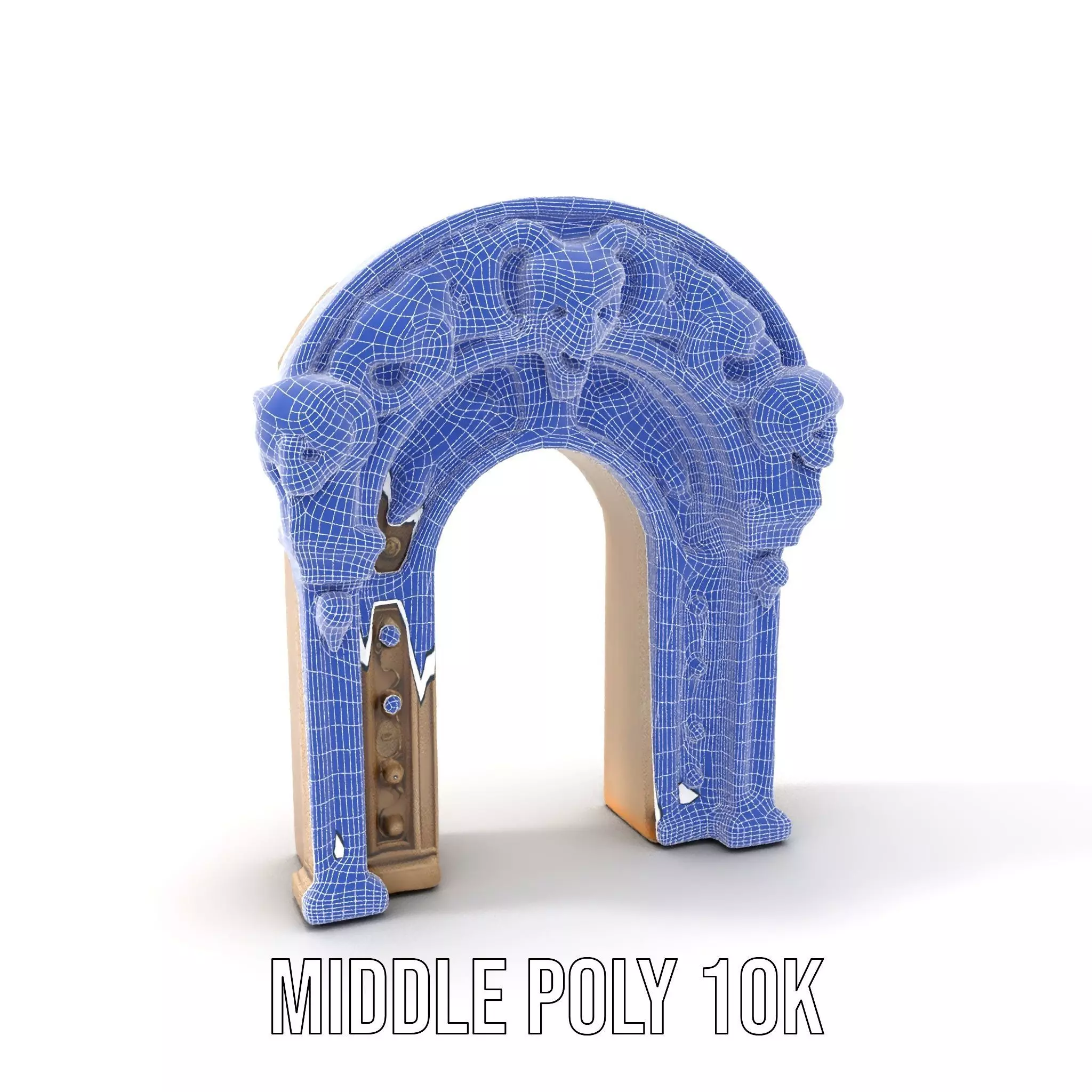 Gothic Stone Archway model pack Low-poly 3D model_18
