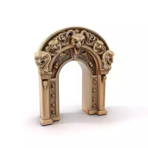 Gothic Stone Archway model pack