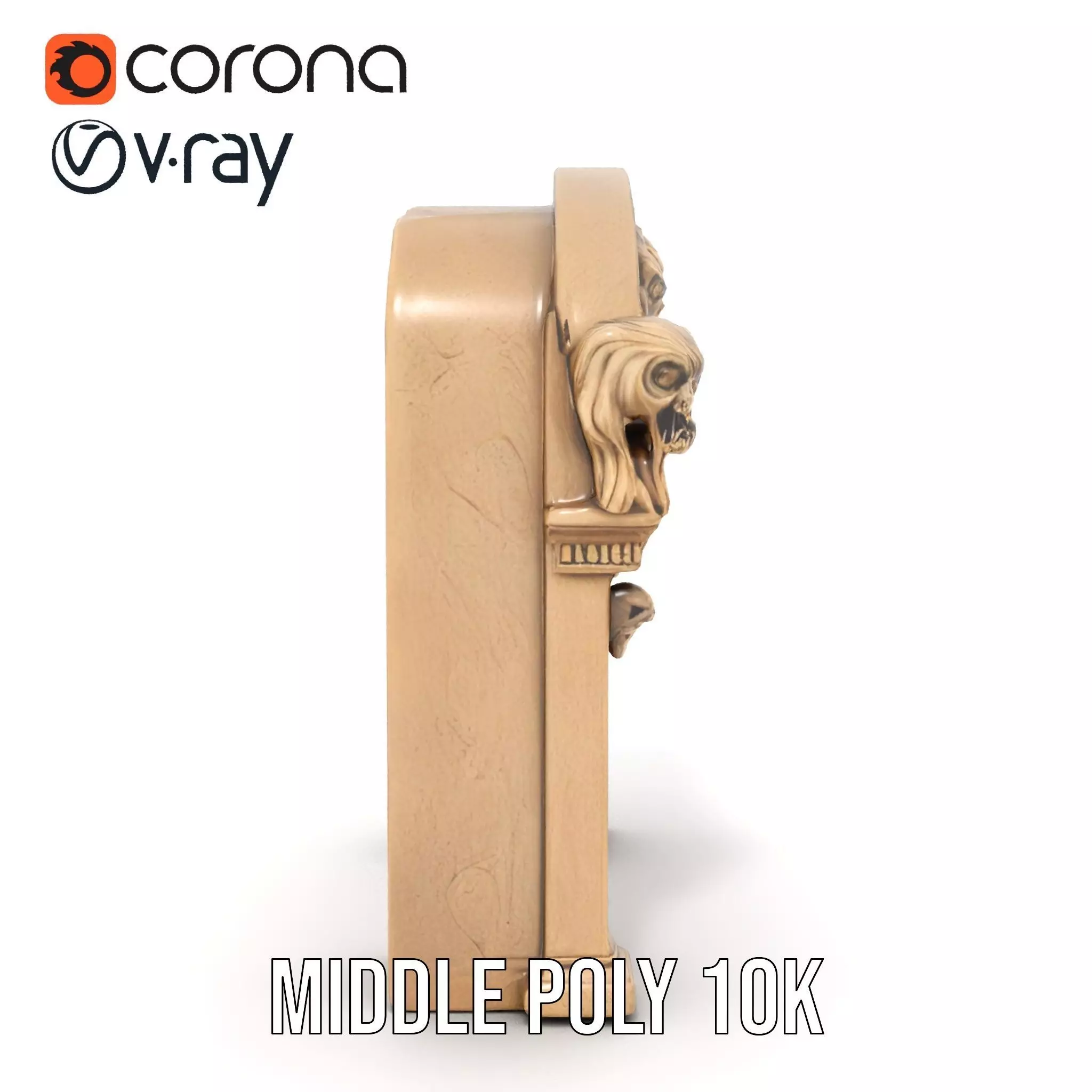 Gothic Stone Archway model pack Low-poly 3D model_6