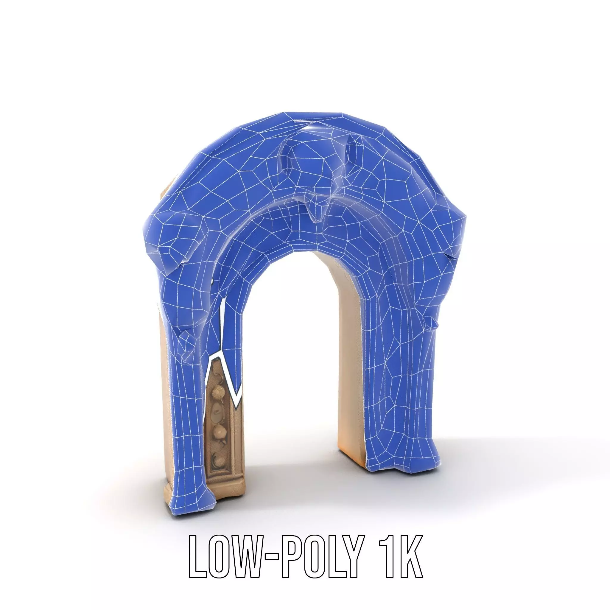 Gothic Stone Archway model pack Low-poly 3D model_12