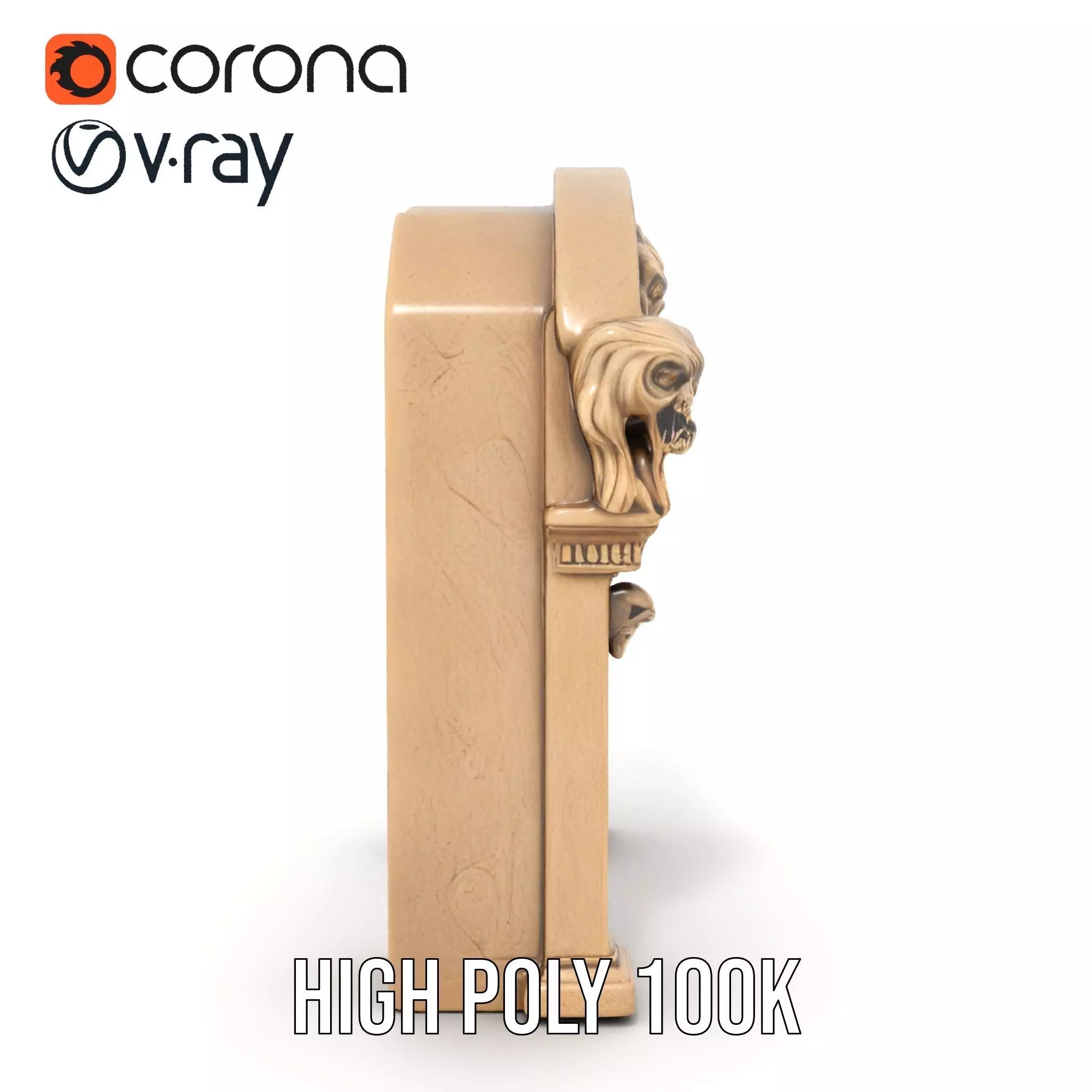 Gothic Stone Archway model pack Low-poly 3D model_31