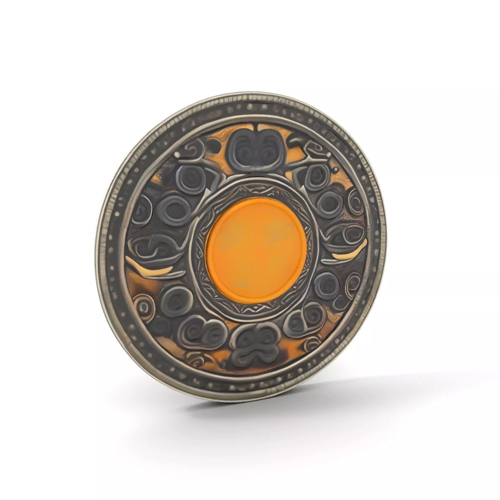 Ancient Amulet model pack Low-poly 3D model_0