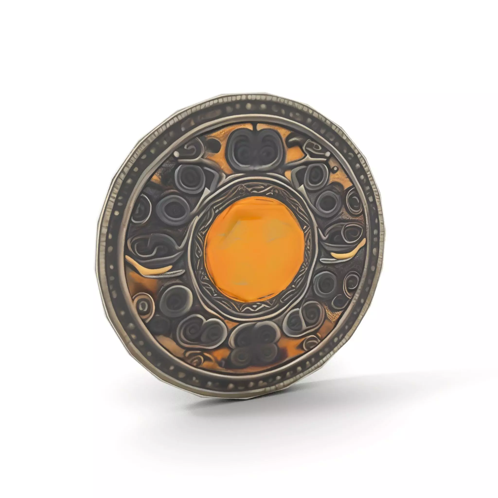 Ancient Amulet model pack Low-poly 3D model_14