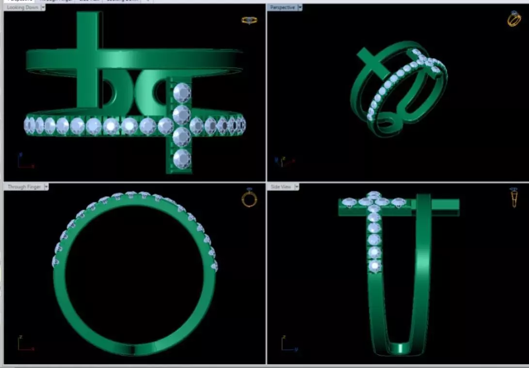 Cross Ring Stl file availbel 3D print model_5