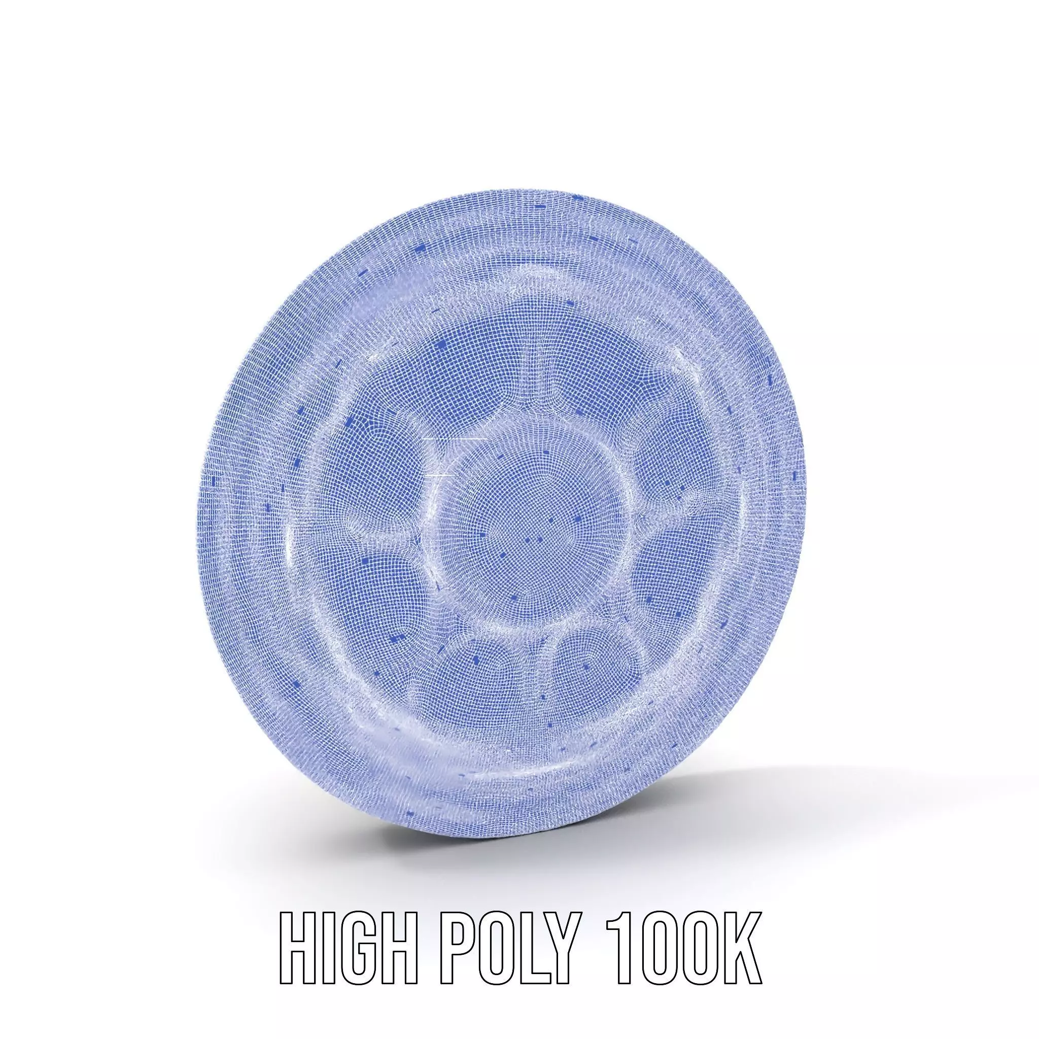 Intricate Brass Medallion model pack Low-poly 3D model_4