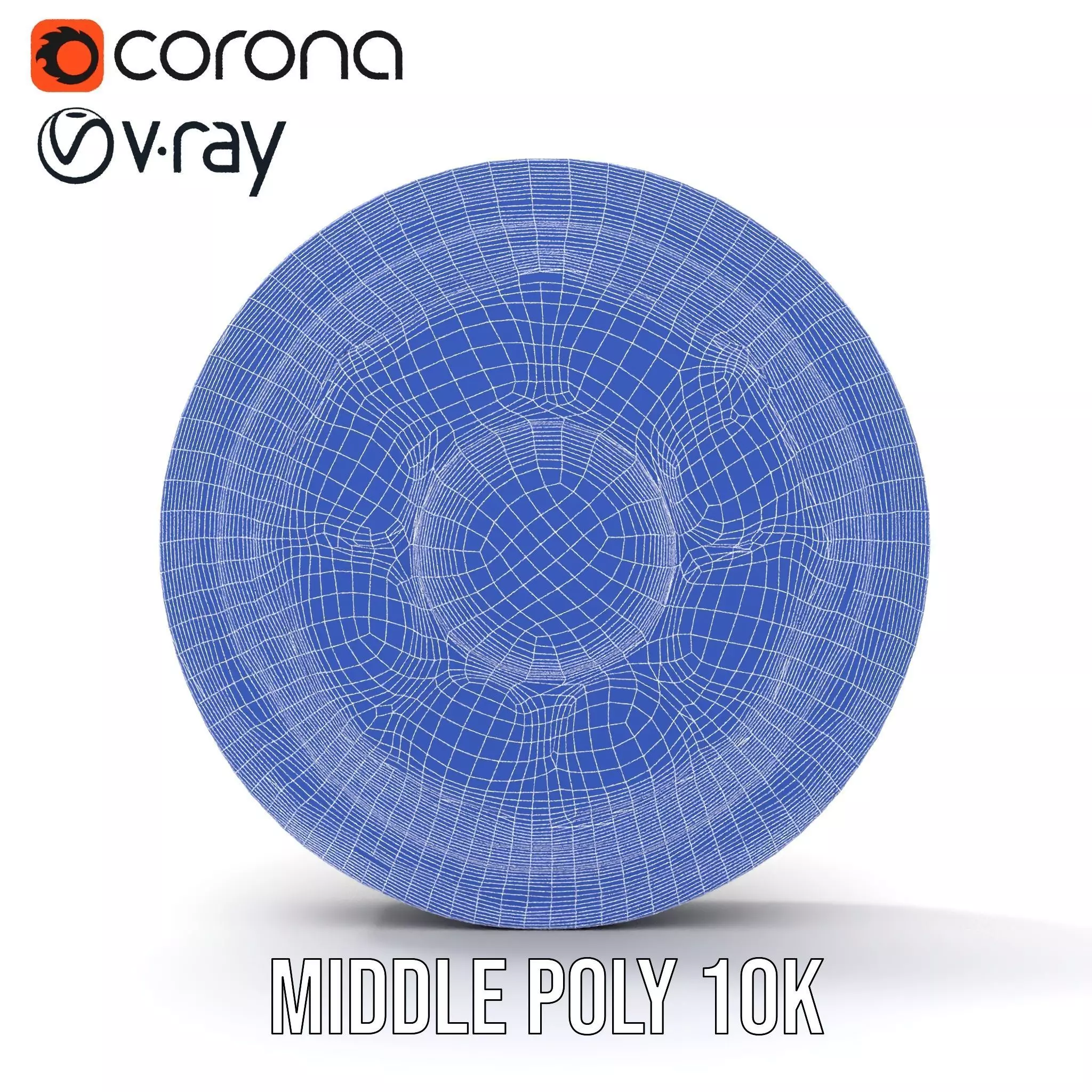 Intricate Brass Medallion model pack Low-poly 3D model_21