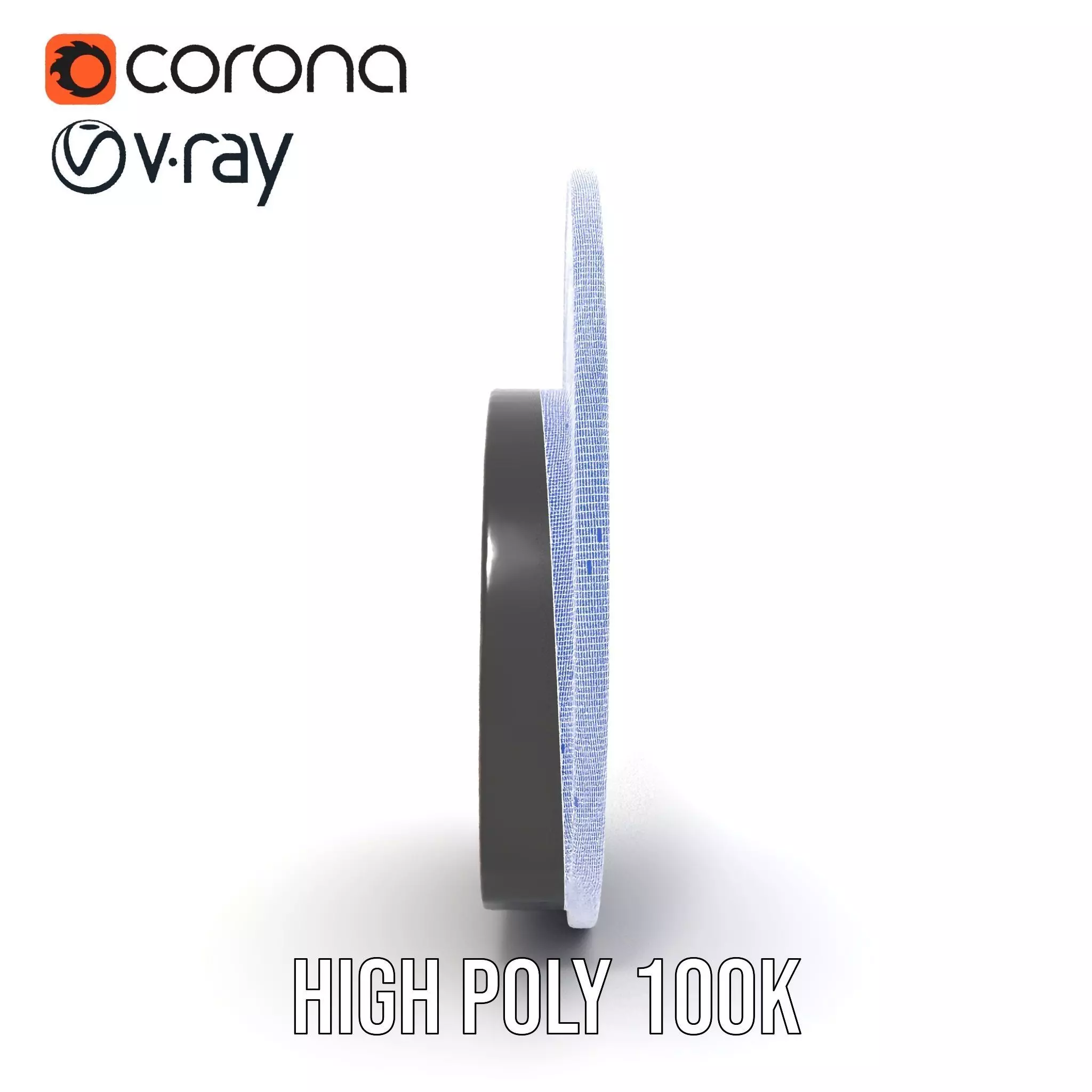 Intricate Brass Medallion model pack Low-poly 3D model_32