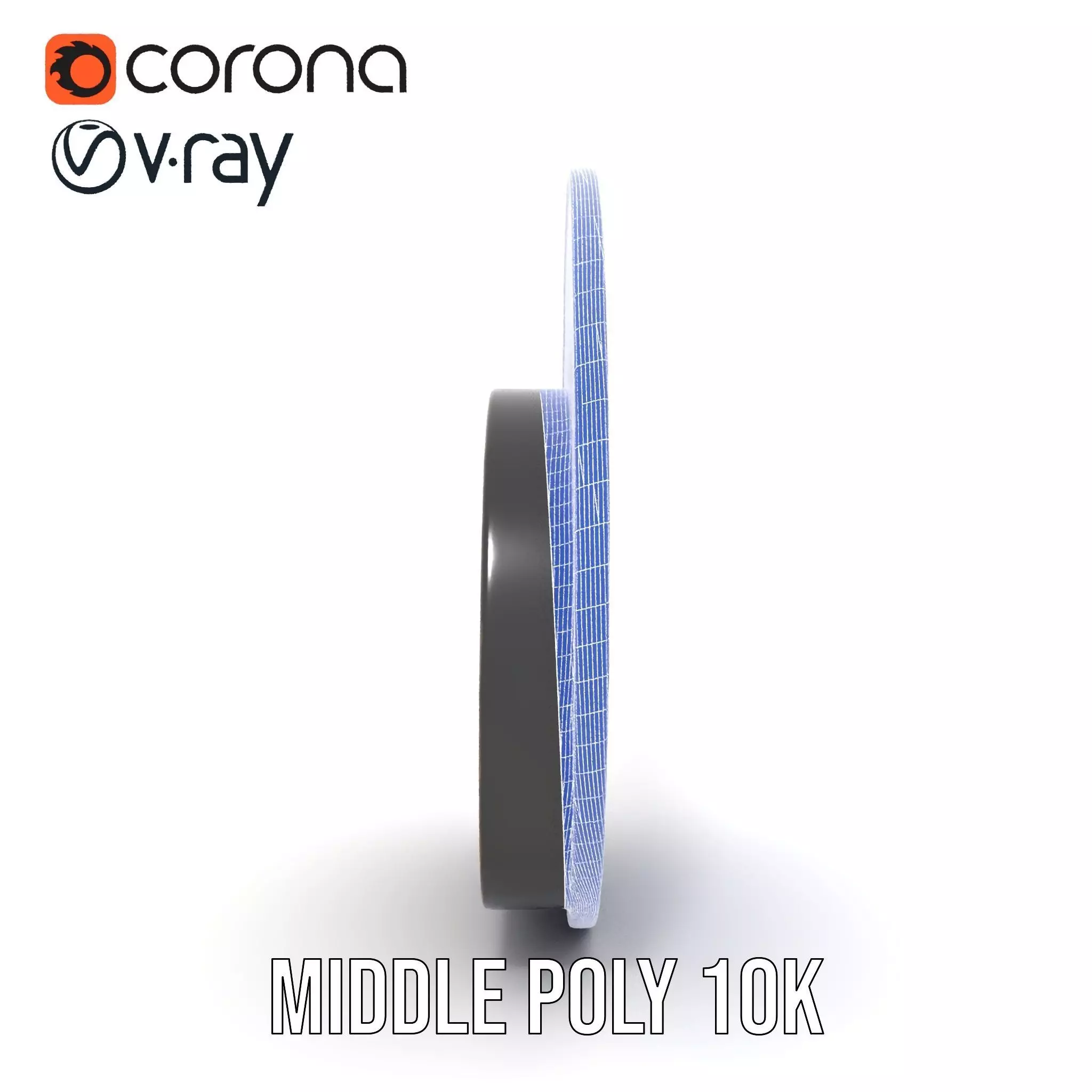 Intricate Brass Medallion model pack Low-poly 3D model_29