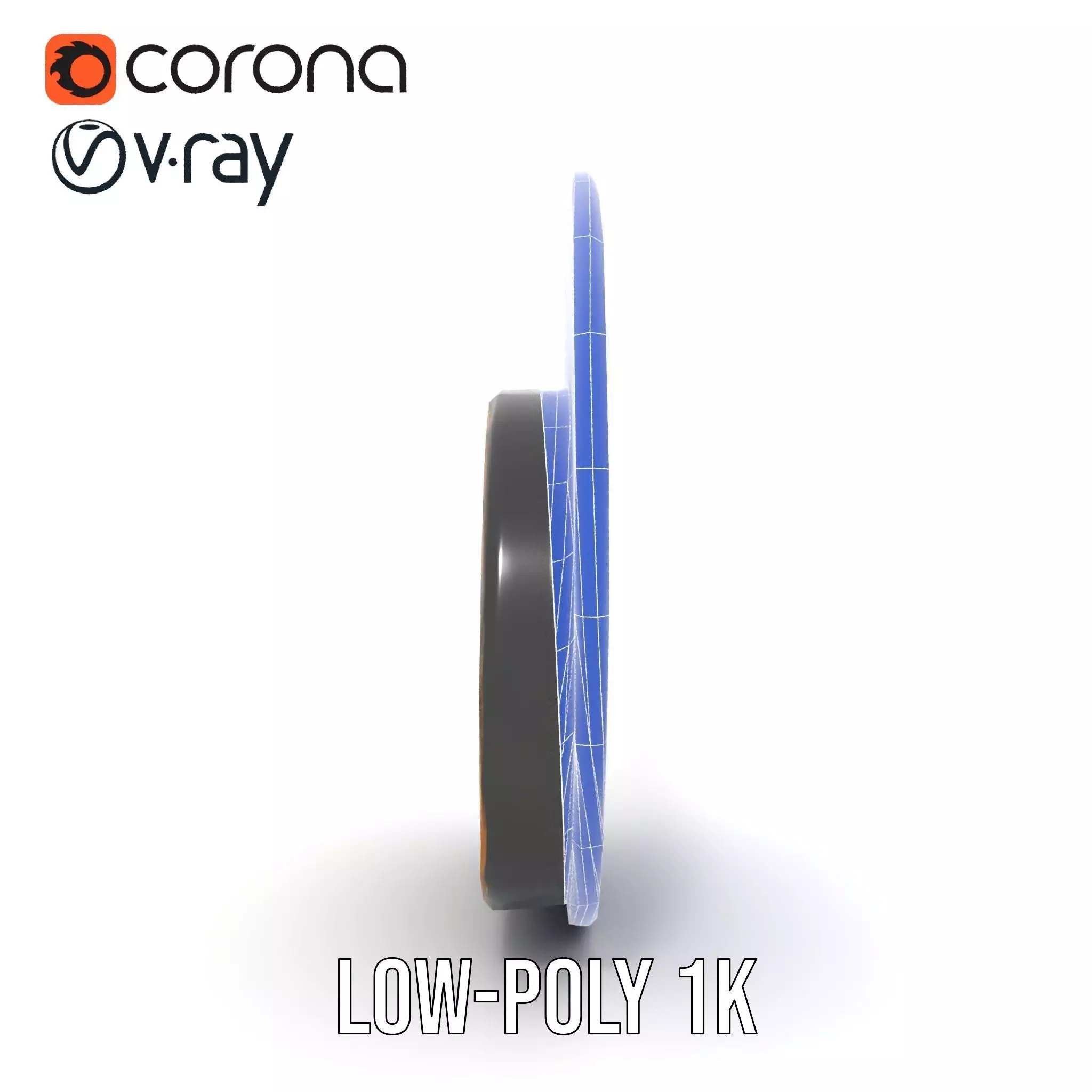 Intricate Brass Medallion model pack Low-poly 3D model_20