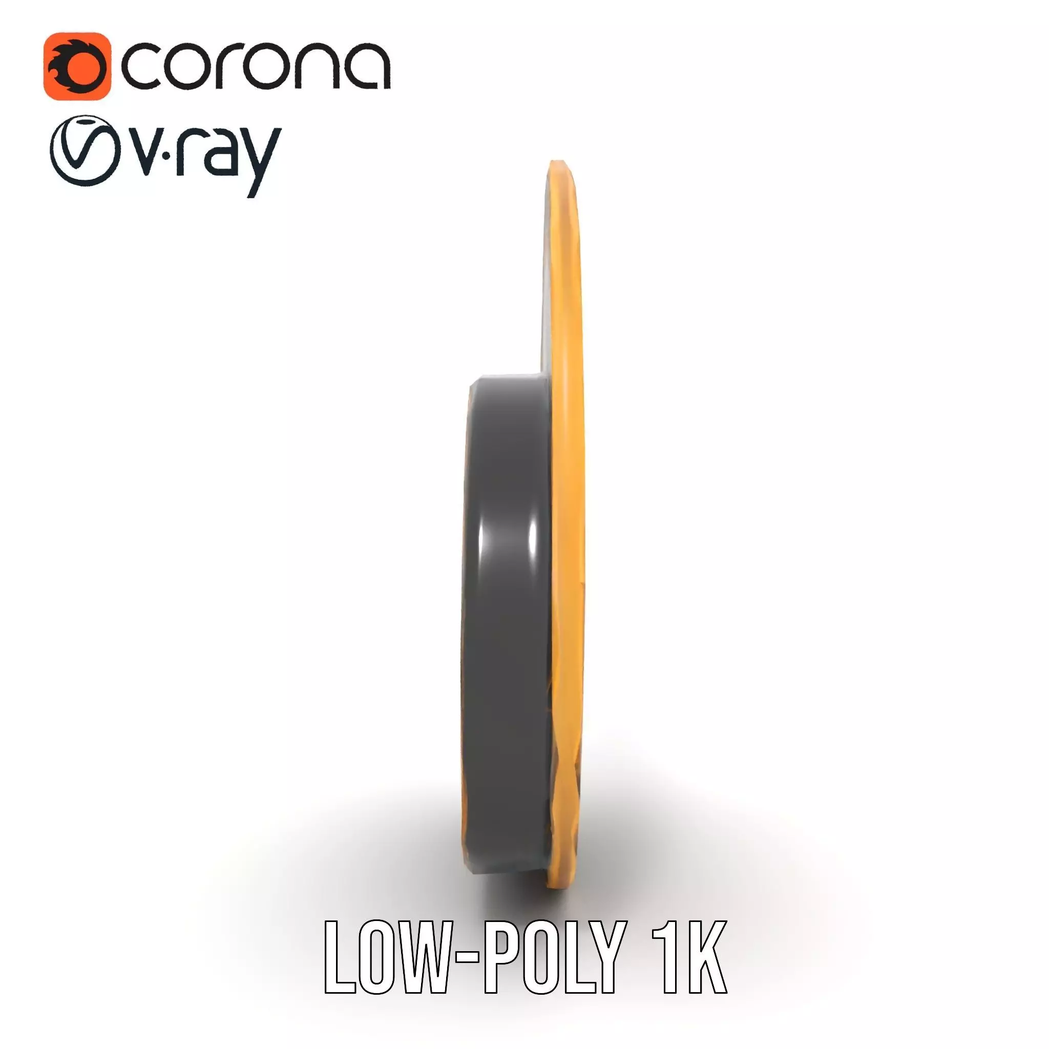 Intricate Brass Medallion model pack Low-poly 3D model_22