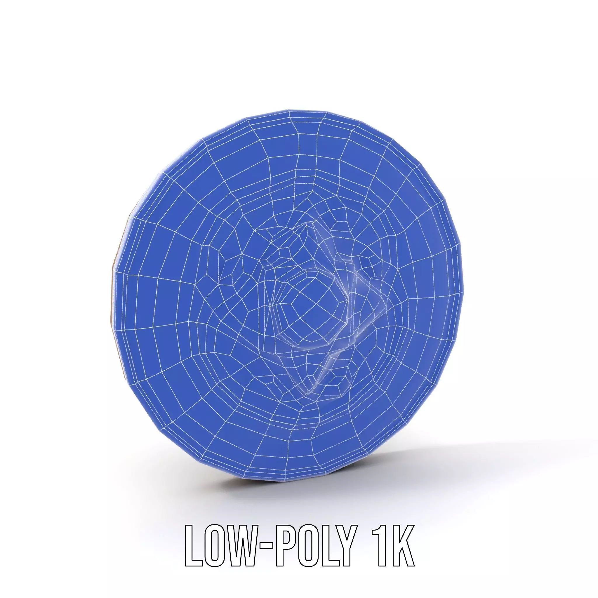 Ornate Brass Medallion model pack Low-poly 3D model_9