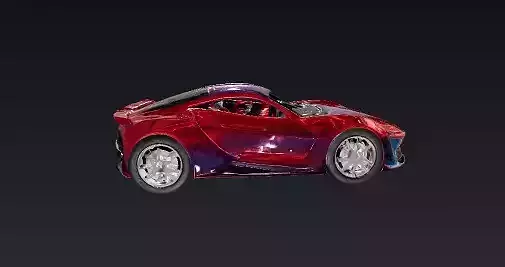 A Hypercar Study 3D model 5