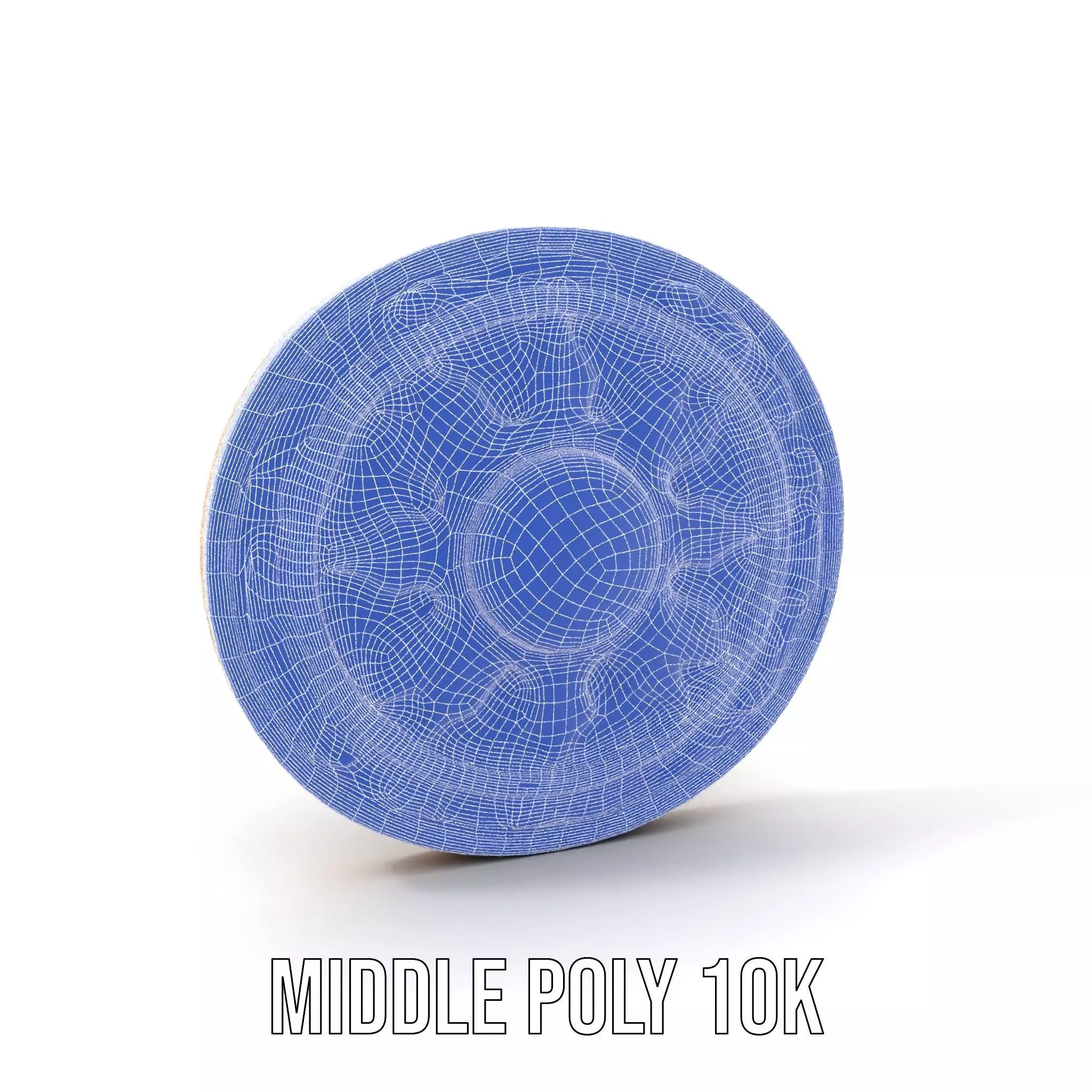 Ornate Brass Medallion model pack Low-poly 3D model_21