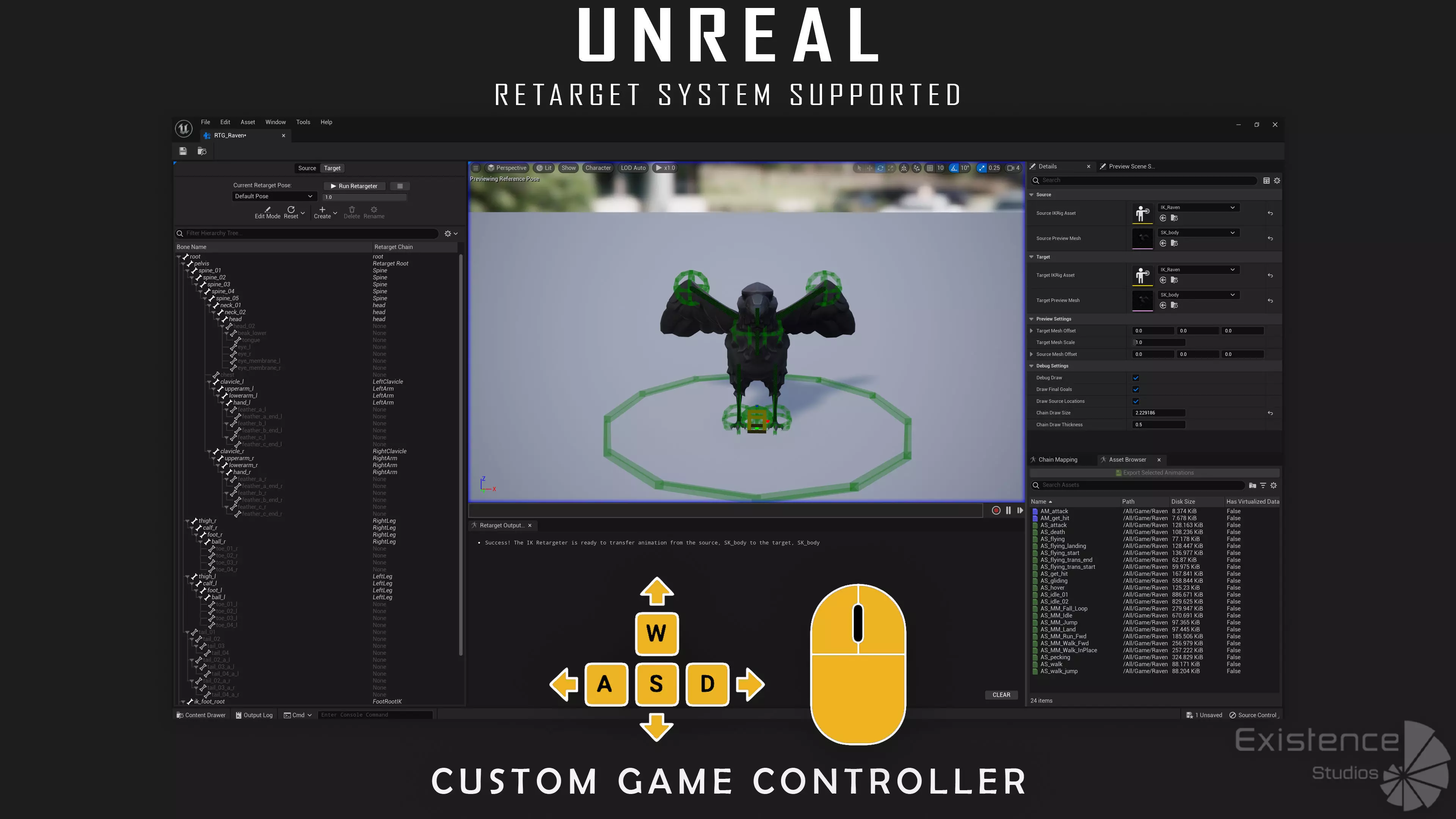 Raven - Flying System - Bird Behavior - 75 Low-poly 3D model_18