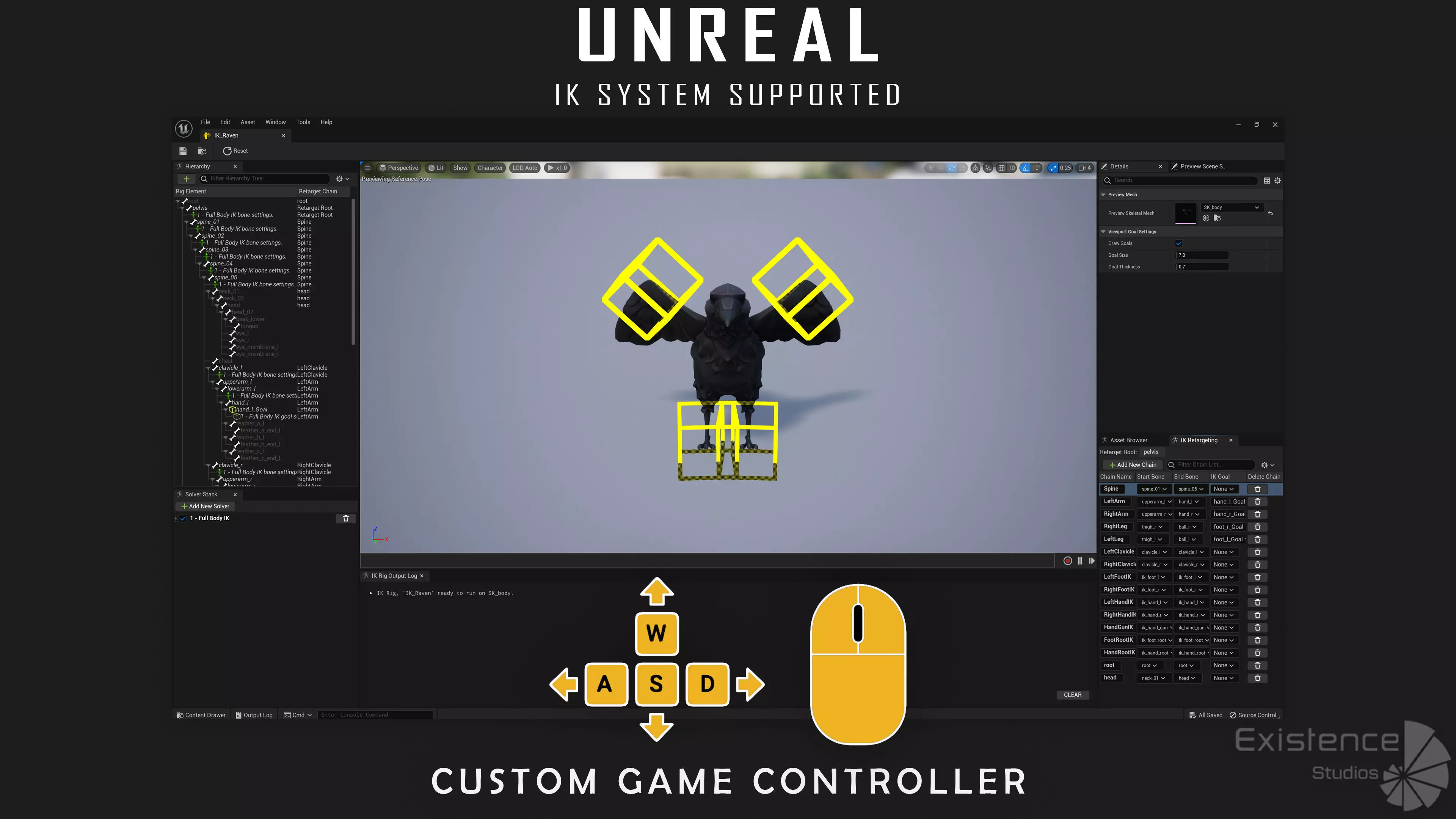 Raven - Flying System - Bird Behavior - 75 Low-poly 3D model_17